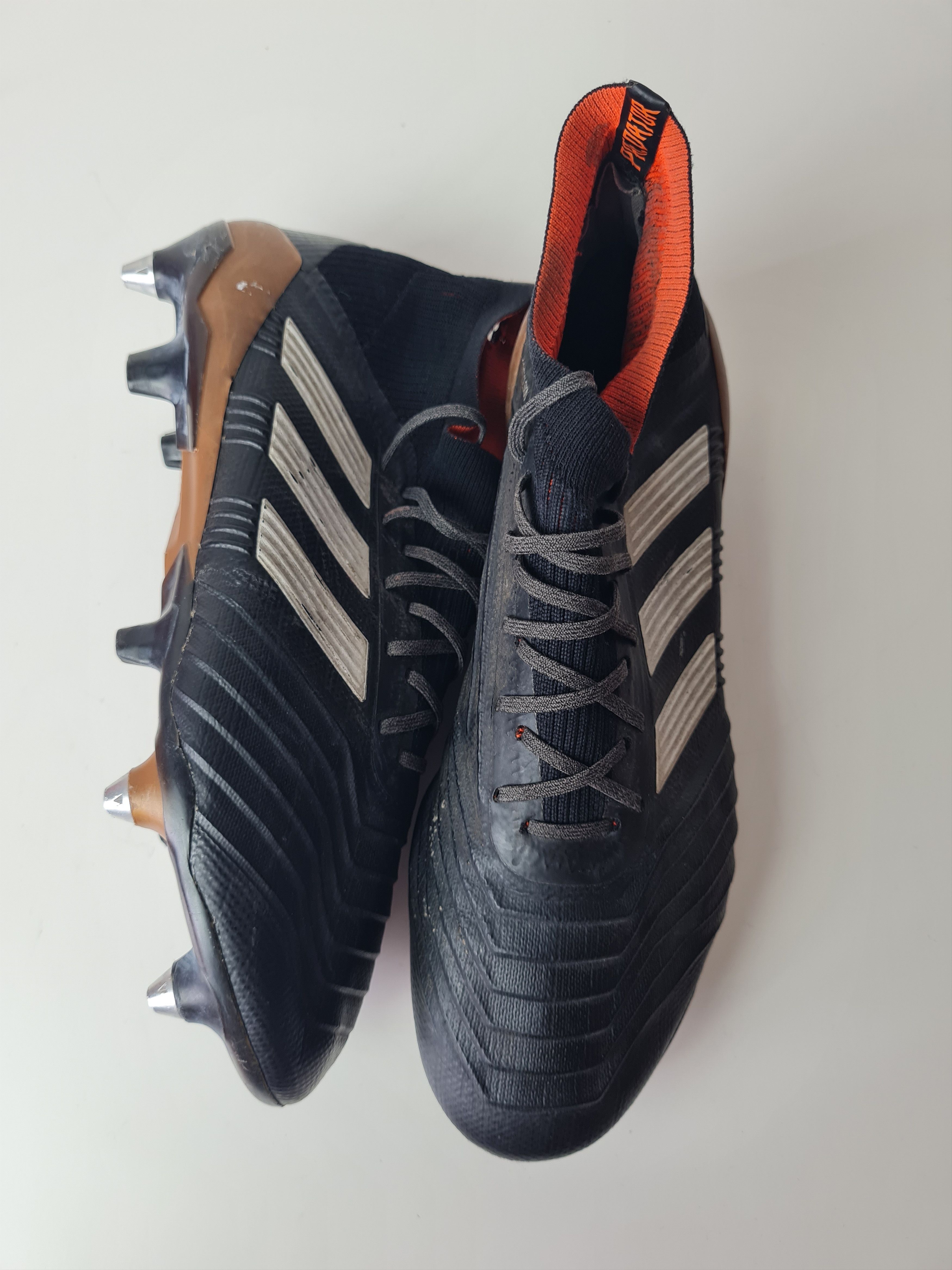 Adidas Football Soccer Boots Adidas Predator SG black Cleats UK8 Size US 9 / EU 42 - 20 Thumbnail