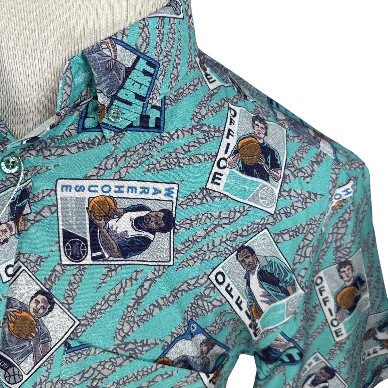 Other RSVLTS x The Office Series 5 Basketball Shirt Mens M Blue Size US M / EU 48-50 / 2 - 3 Thumbnail
