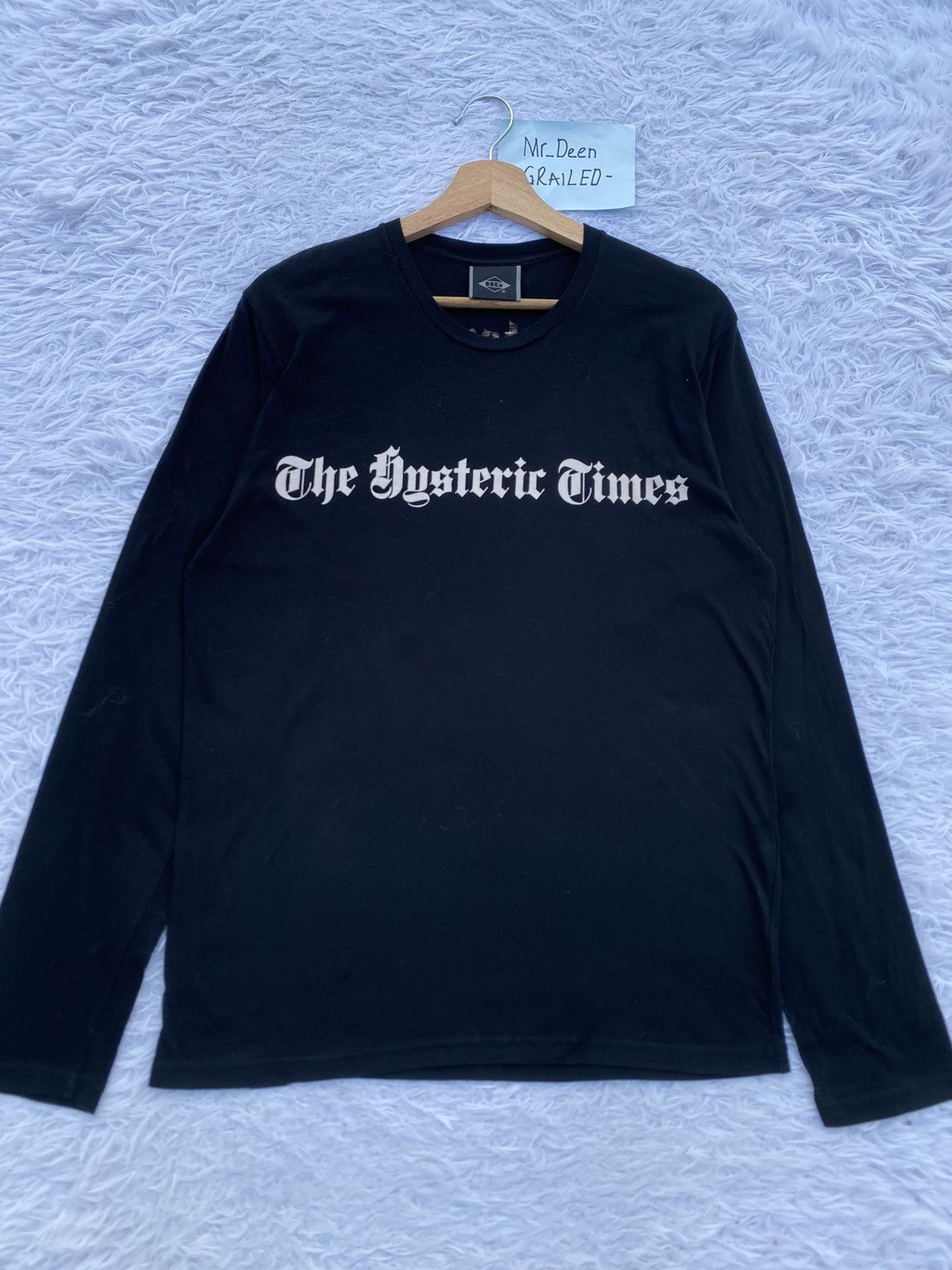 Hysteric Glamour Rare Hysteric Glamour The Hysteric Times Longsleeve Tshirt Size US M / EU 48-50 / 2 - 6 Thumbnail
