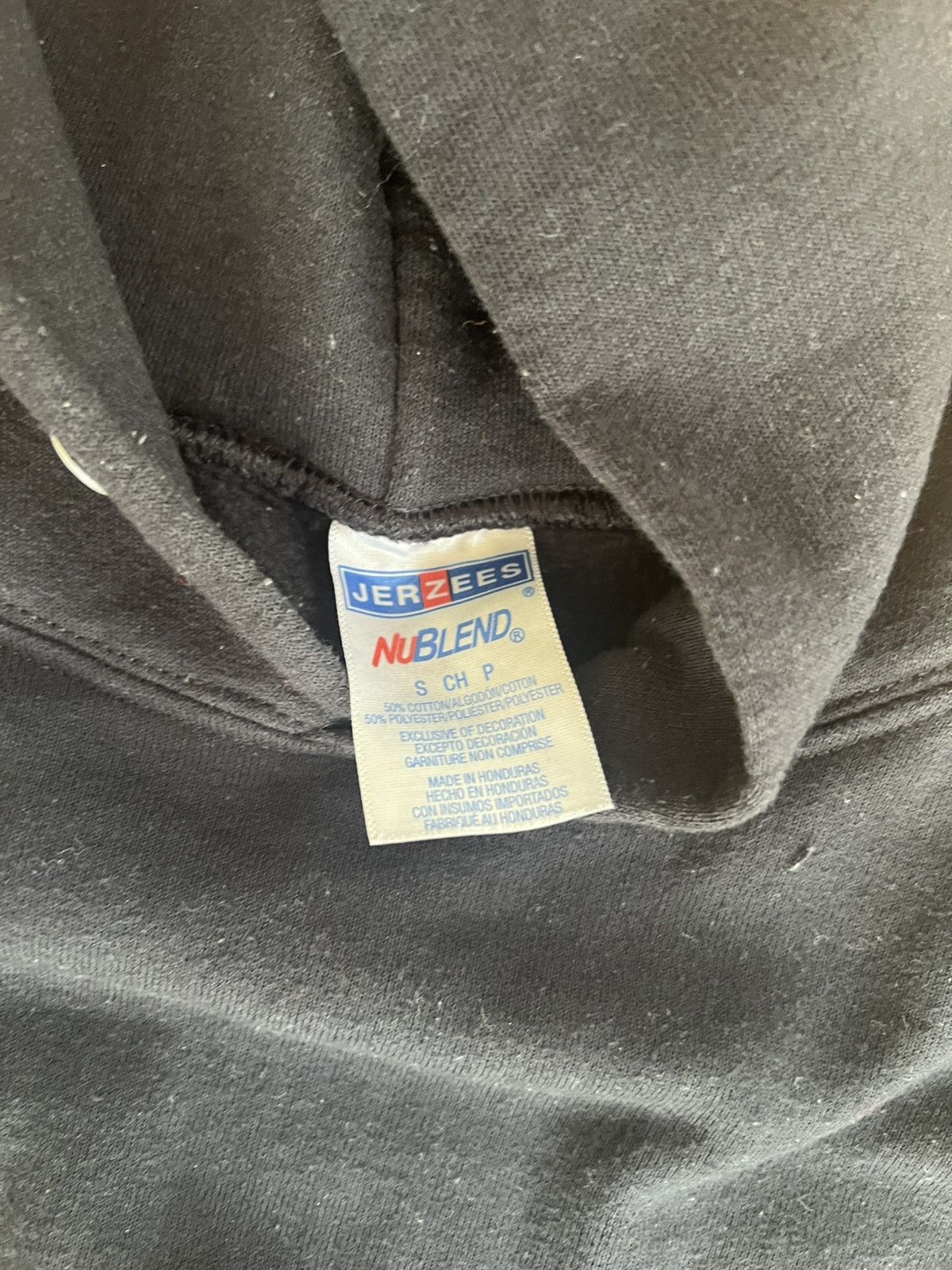 Jerzees Vintage Black Hoodie Size US S / EU 44-46 / 1 - 3 Thumbnail