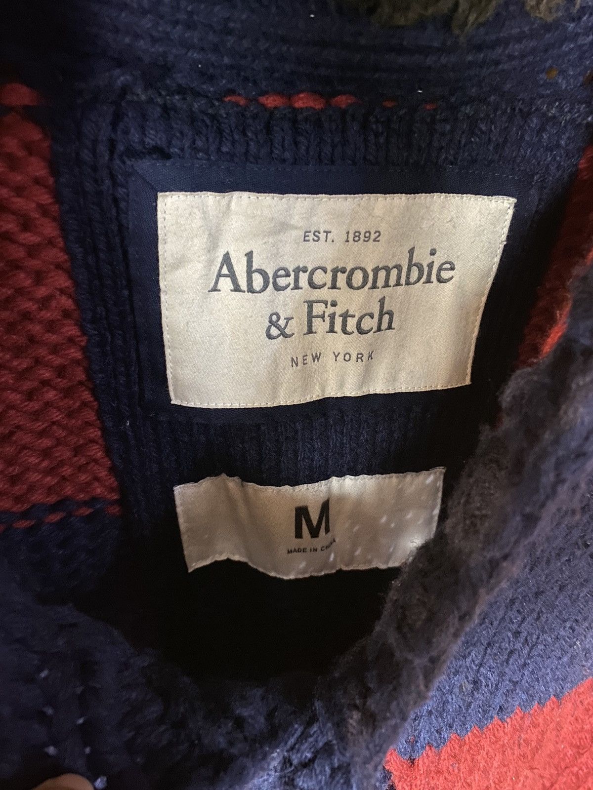 Beauty Beast × If Six Was Nine × Japanese Brand knitwear stripe red blue kurt style abercrom Size US L / EU 52-54 / 3 - 7 Thumbnail