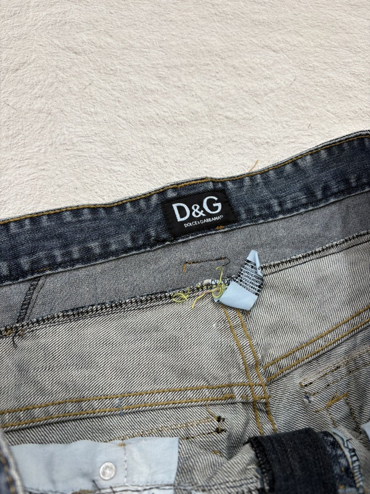 Dolce & Gabbana 90s Archive Dolce Gabbana studet punk denim Size US 36 / EU 52 - 8 Thumbnail