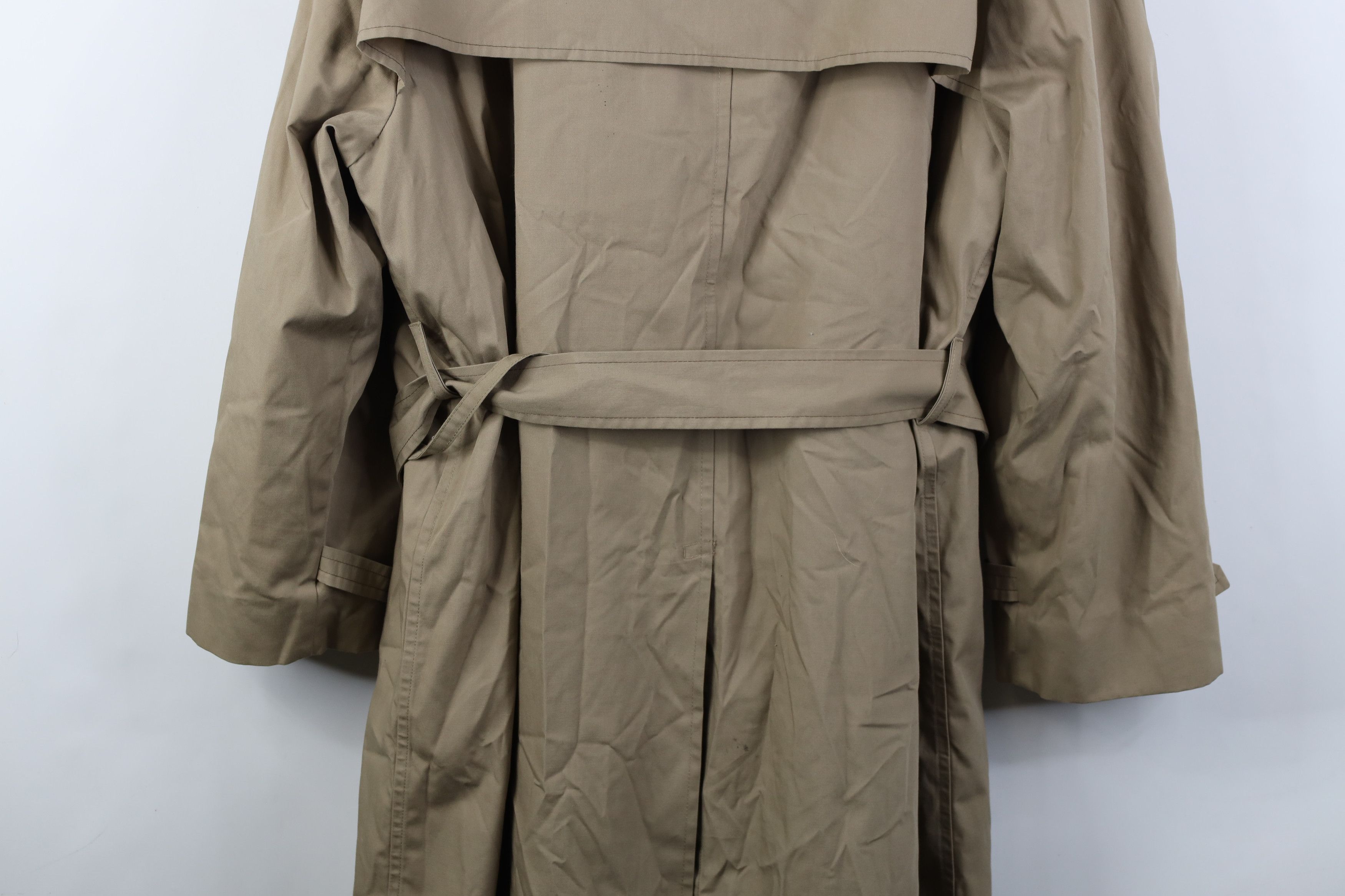 Vintage Vintage 70s Streetwear Trench Coat Rain Jacket Beige USA Size US XXL / EU 58 / 5 - 15 Thumbnail