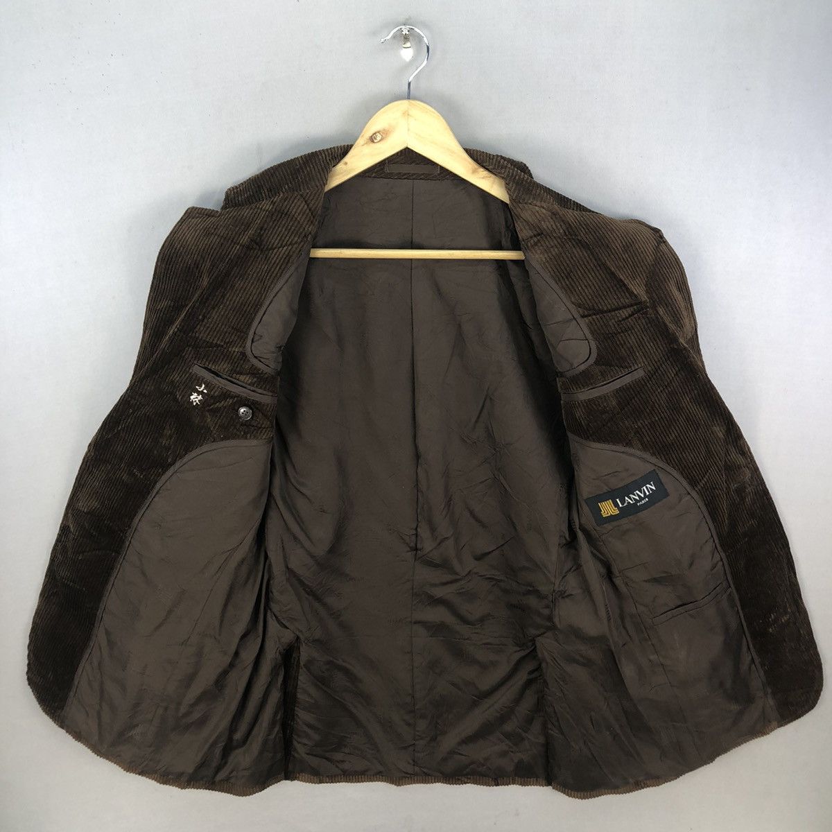 Lanvin Lanvin Luxury Corduroy Blazer Jacket Size US XS / EU 42 / 0 - 5 Thumbnail