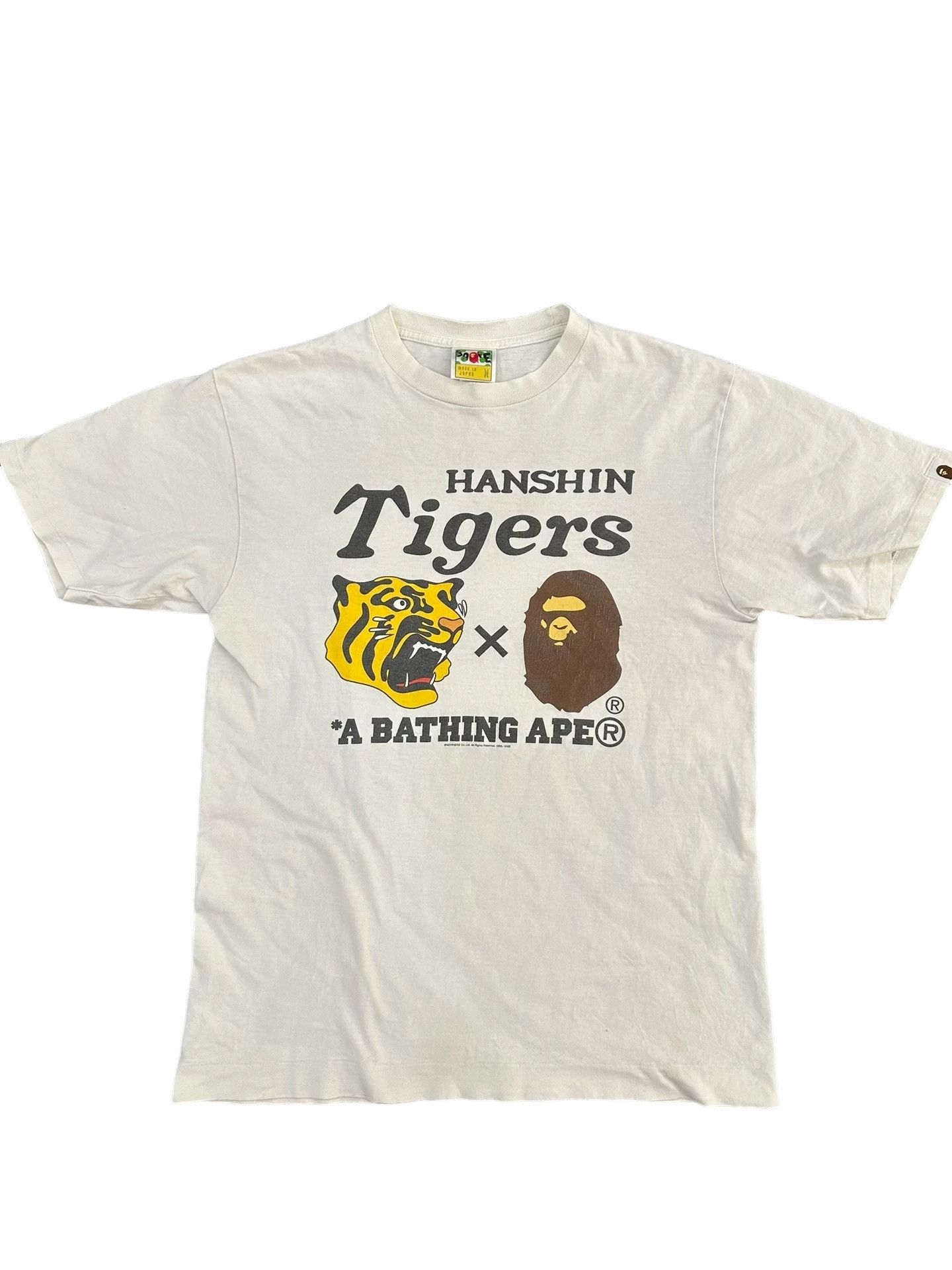 Bape Bape x Hanshin Tigers T-Shirt Size M Size US M / EU 48-50 / 2 - 1 Thumbnail