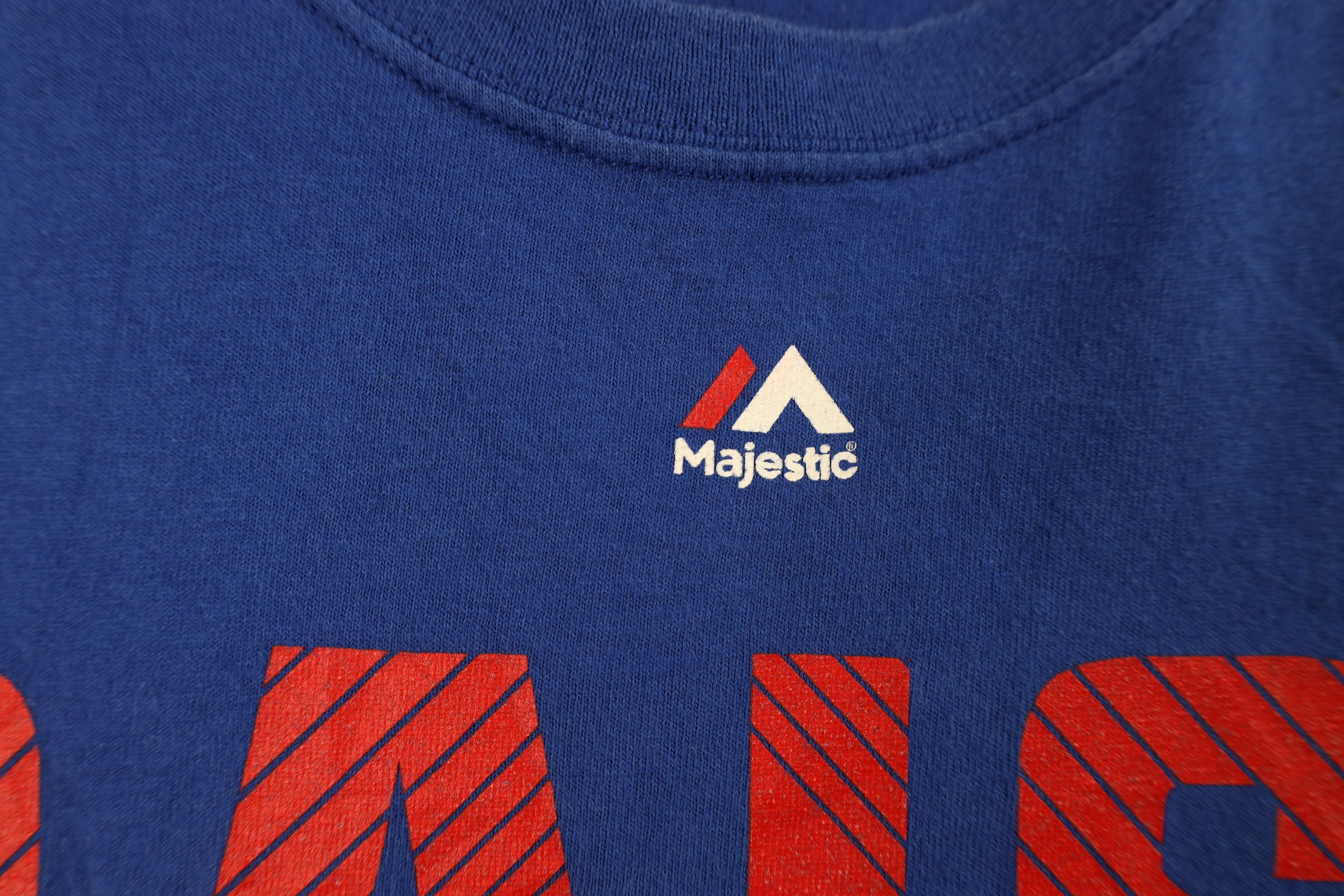 Majestic Majestic 2016 NL Champs Chicago Cubs Baseball T-Shirt Blue Size US XXL / EU 58 / 5 - 7 Thumbnail