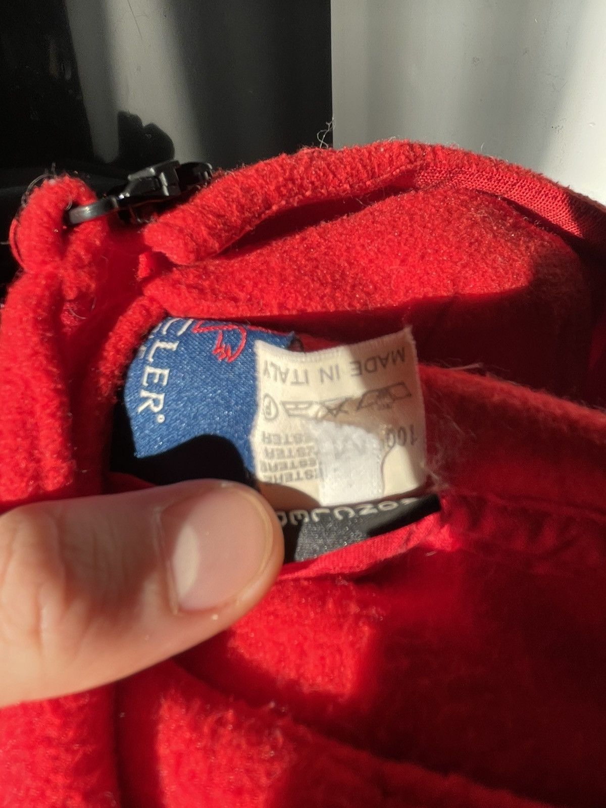 Moncler × Vintage Vintage MONCLER Ski Winter Fleece Cap one size Size ONE SIZE - 5 Thumbnail