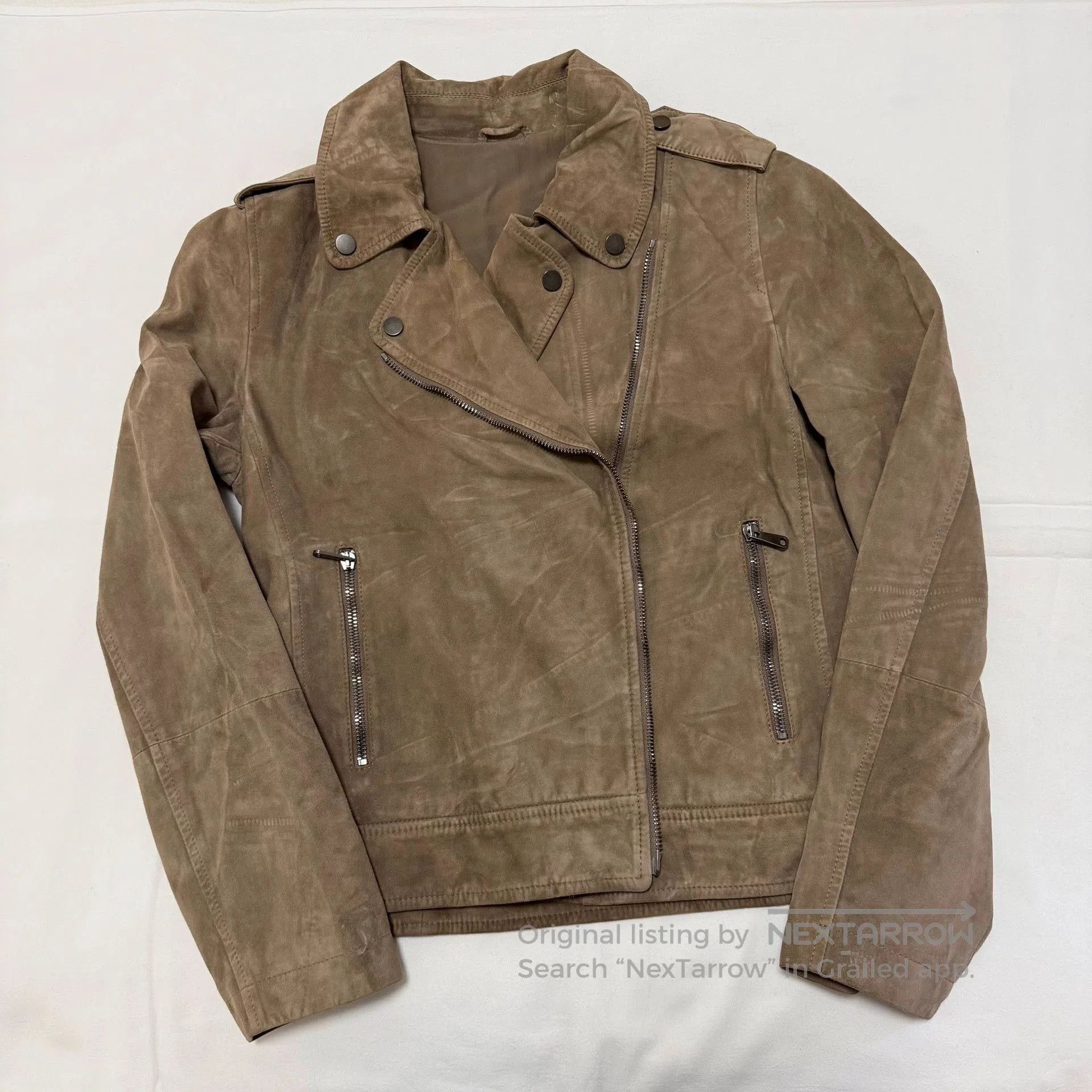 Brunello Cucinelli Brunello Cucinelli Suede Leather Jacket. Size US M / EU 48-50 / 2 - 1 Thumbnail