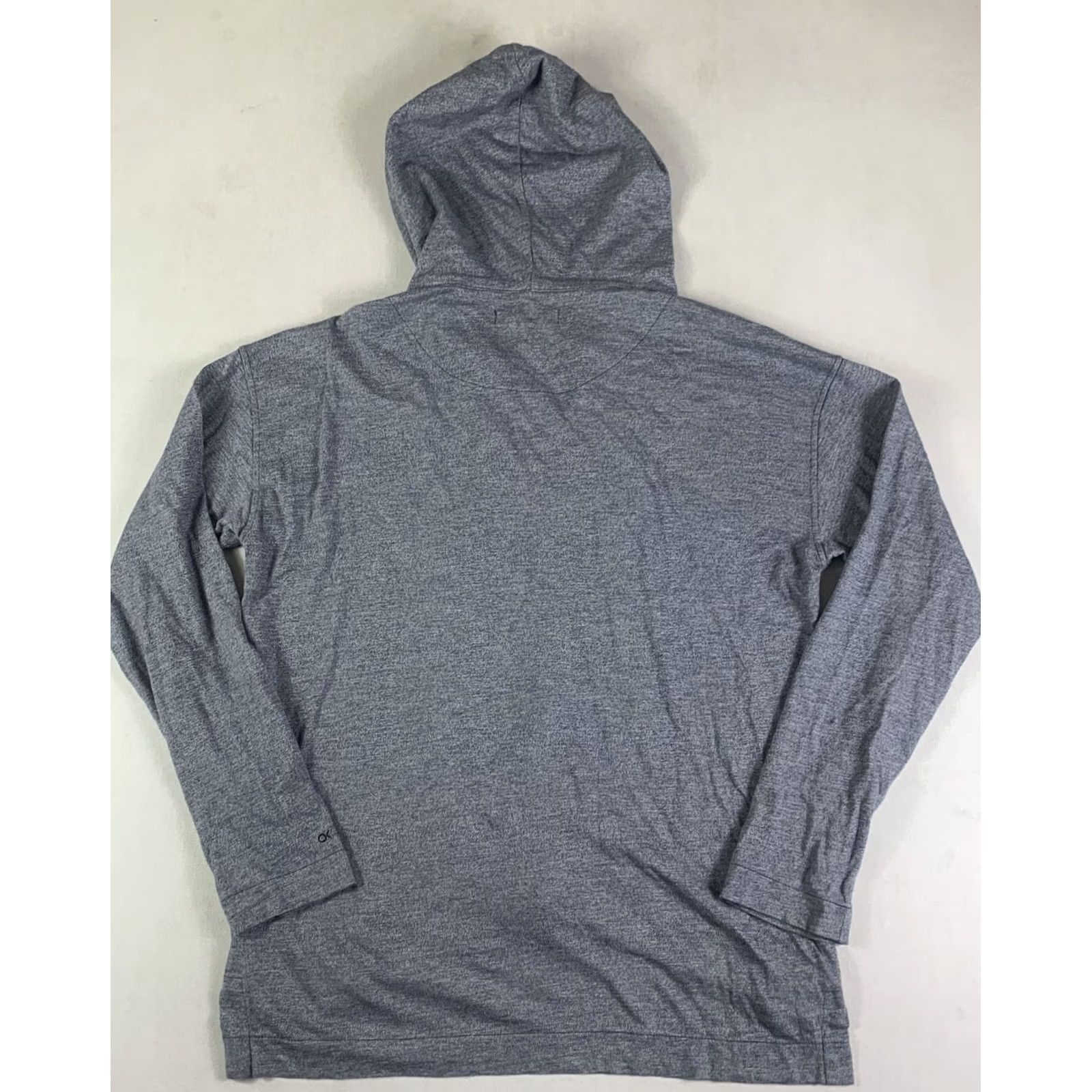 Outerknown Outerknown Hooded Shirt Women Medium Blue Lightweight Long Sleeve Pullover Size M / US 6-8 / IT 42-44 - 2 Thumbnail