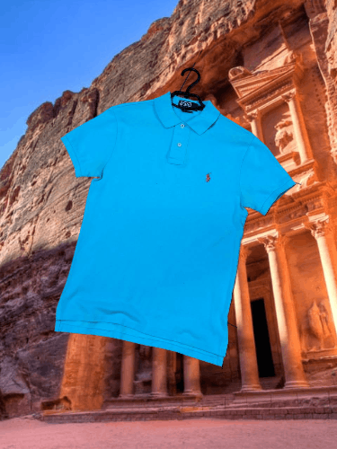 Polo Ralph Lauren Vintage Polo Ralph Lauren blue logo T-shirt Y2K Size US S / EU 44-46 / 1 - 1 Thumbnail