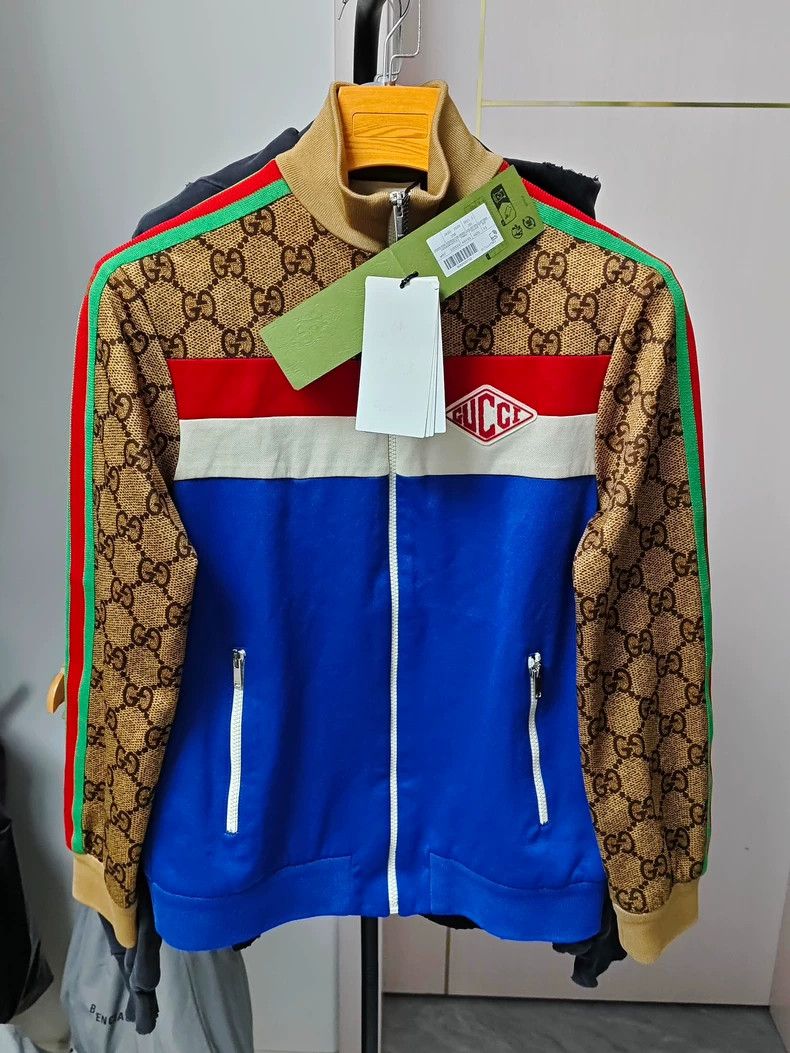 Gucci GucciFull print old flower stitching zipper plain knitted j Size US XS / EU 42 / 0 - 1 Thumbnail