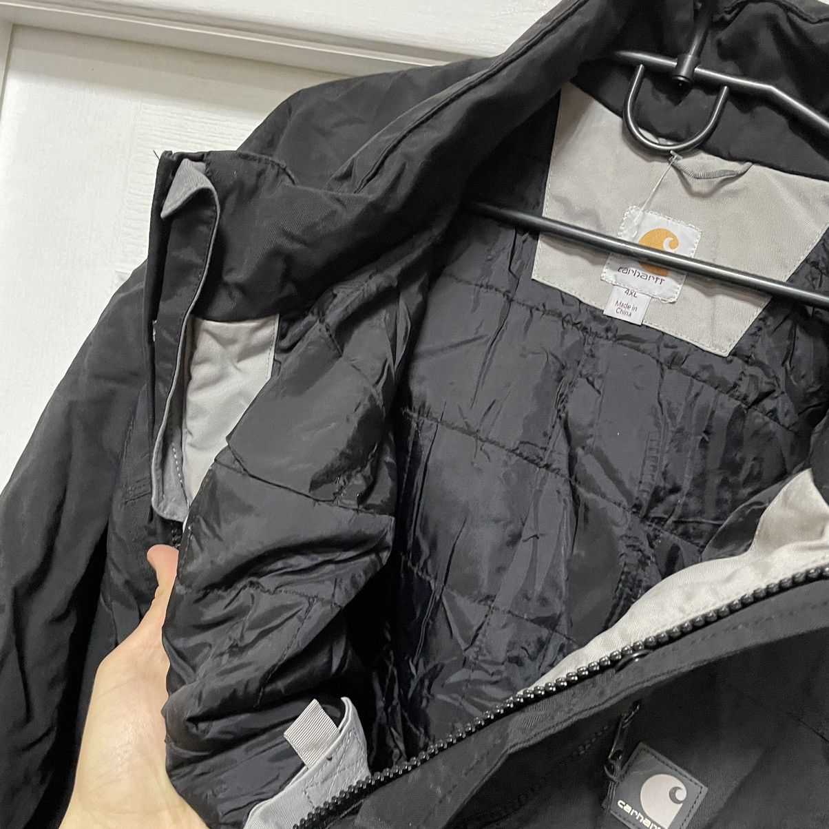 Carhartt × Japanese Brand Vintage Carhartt coat Arctic Jacket Black bomber Detroit Size US XXL / EU 58 / 5 - 5 Thumbnail