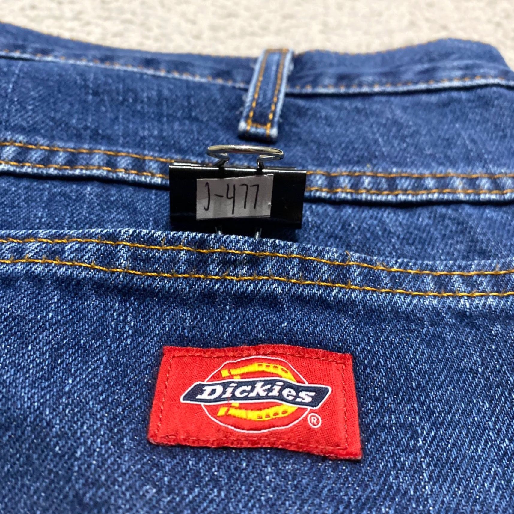 Dickies Dickies Jeans Mens 36x29 Blue Denim Medium Wash Straight Mid Rise 5-Pocket Design Relaxed Regular Size Type Mens Size US 36 / EU 52 - 3 Thumbnail