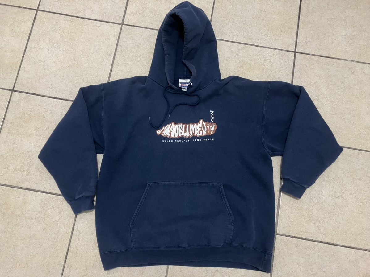 Sublime Skunk Records Hoodie Vintage
