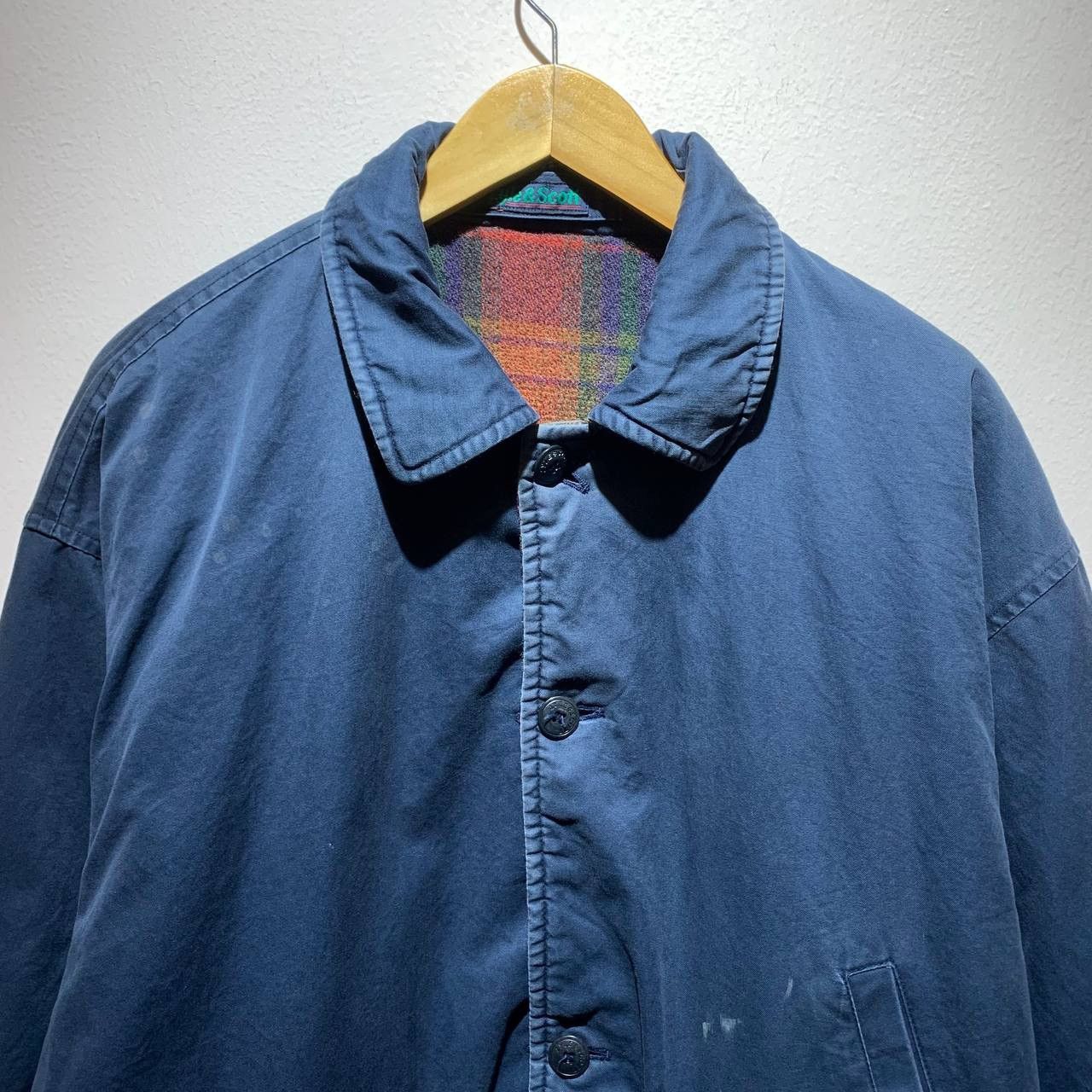 Lyle & Scott Lyle & Scott Plaid Wool Reversible Button Up Jacket Size US XL / EU 56 / 4 - 9 Thumbnail