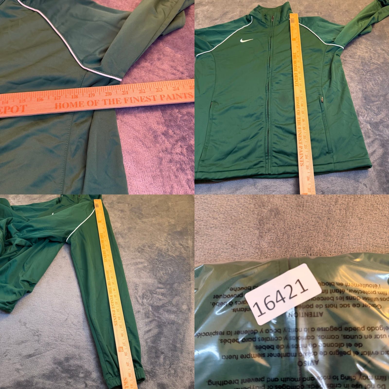 Nike Nike Track Jacket Mens Full Zip Green Sportswear Running & Jogging Athletic Jacket Size US M / EU 48-50 / 2 - 8 Thumbnail