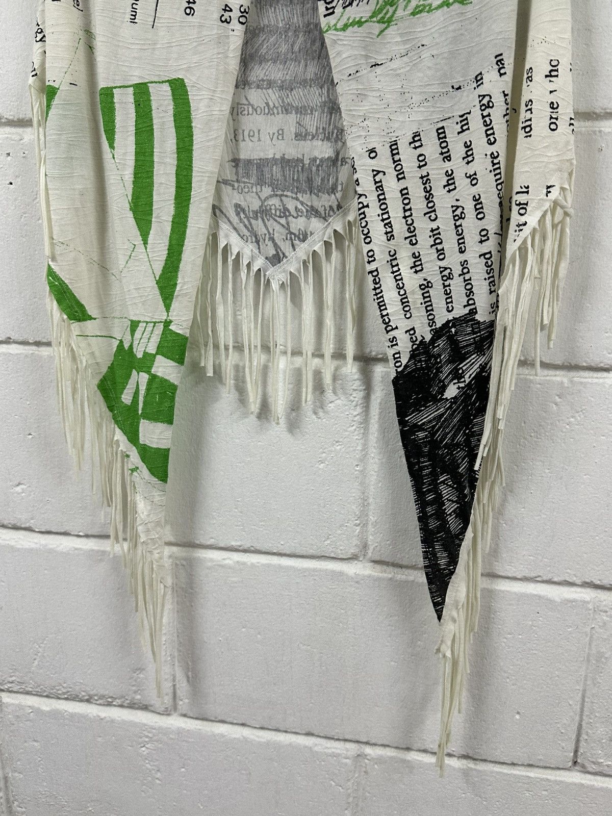 Diesel Diesel Poem Seditionaries Scarf Size ONE SIZE - 4 Thumbnail