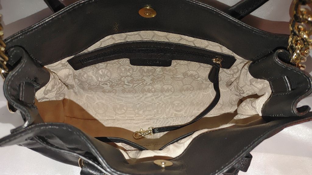 Michael Kors Michael Kors Hamilton Pebbled Leather Satchel Size ONE SIZE - 5 Thumbnail