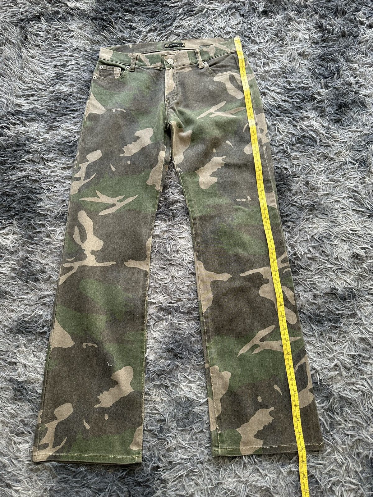 If Six Was Nine 2000's Oririn Jeans - jrock camo pant Size US 31 - 13 Thumbnail