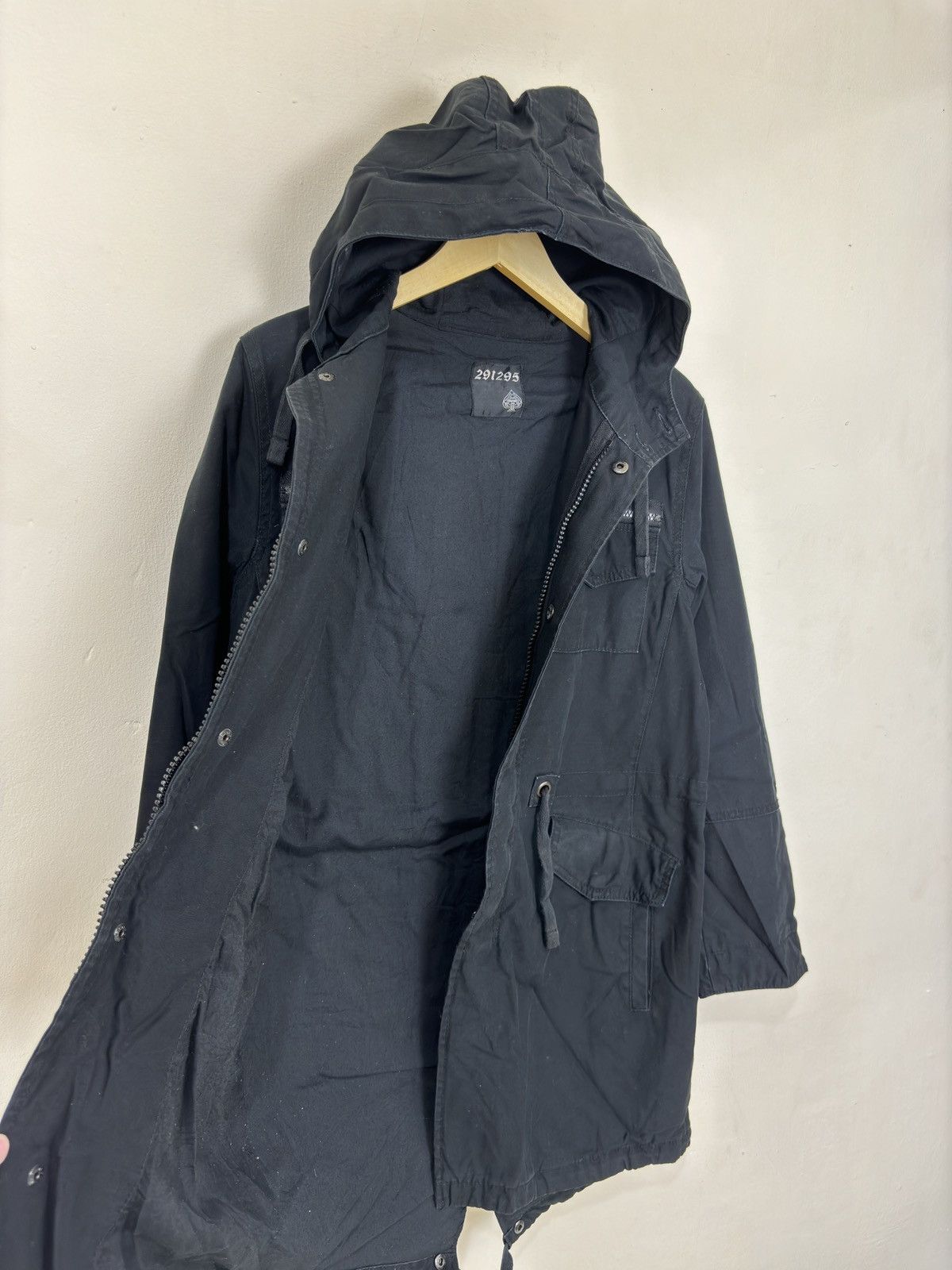 Japanese Brand 291295 Homme - Military Parka Fishtail Jacket Size US S / EU 44-46 / 1 - 4 Thumbnail