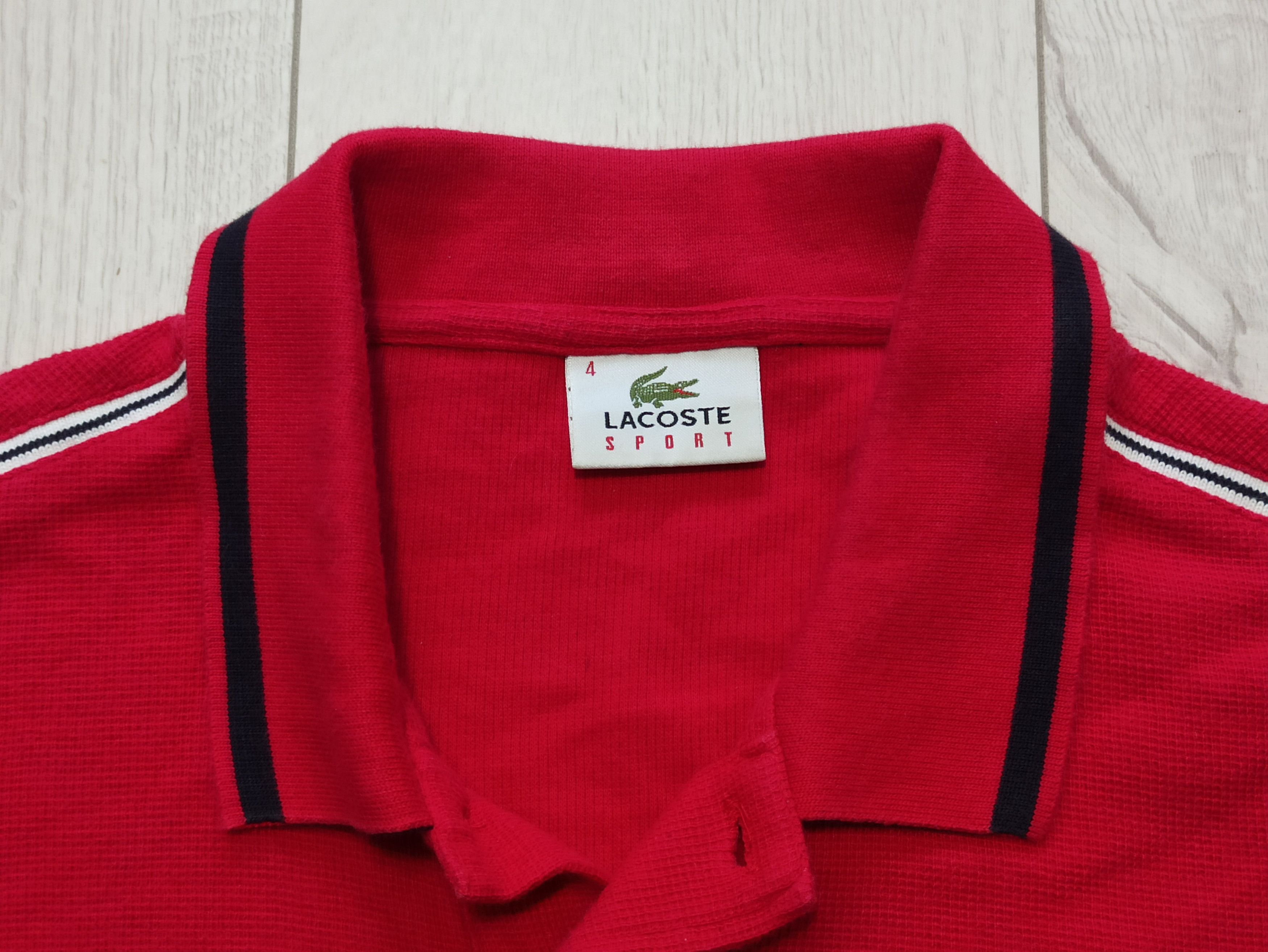 Lacoste × Vintage Lacoste Sport vintage red polo shirt Size US M / EU 48-50 / 2 - 2 Thumbnail