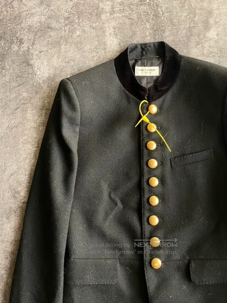 Saint Laurent Paris Saint Laurent Paris Velvet collar gold button Zhongshan su Size US S / EU 44-46 / 1 - 3 Thumbnail