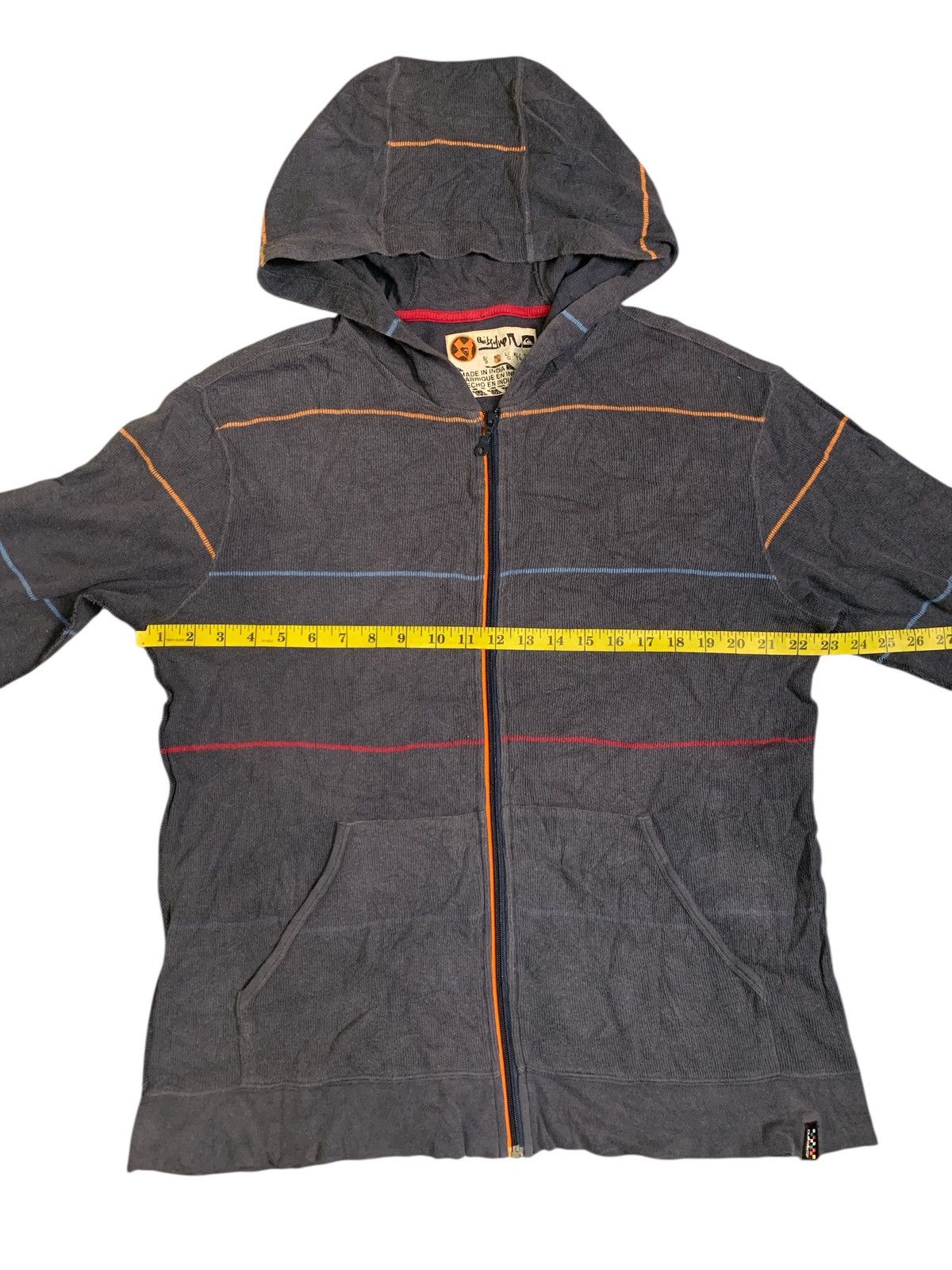 Quiksilver Rare Design Quiksilver Zipper Hoodie Sweater Size US M / EU 48-50 / 2 - 8 Thumbnail