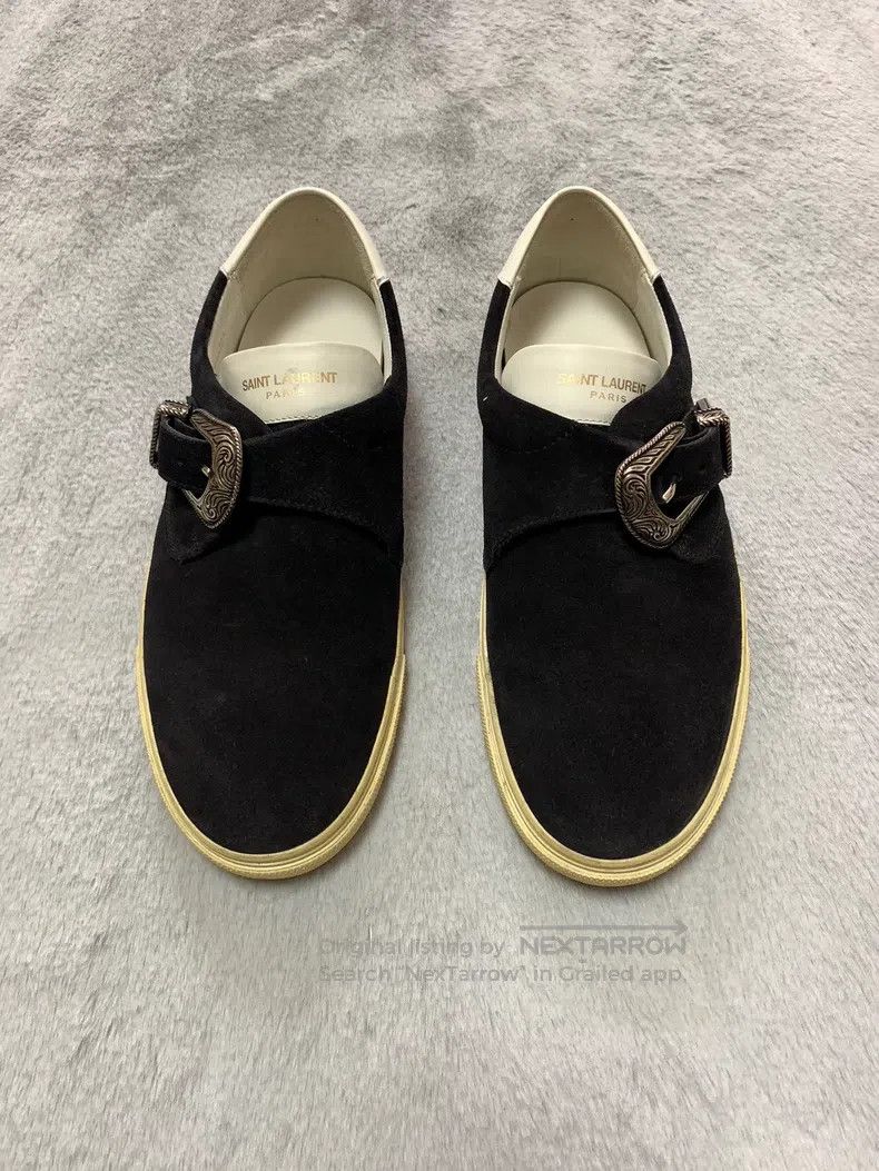 Saint Laurent Paris Saint Laurent Paris Carved Suede Board Shoes Size US 8.5 / EU 41-42 - 1 Thumbnail
