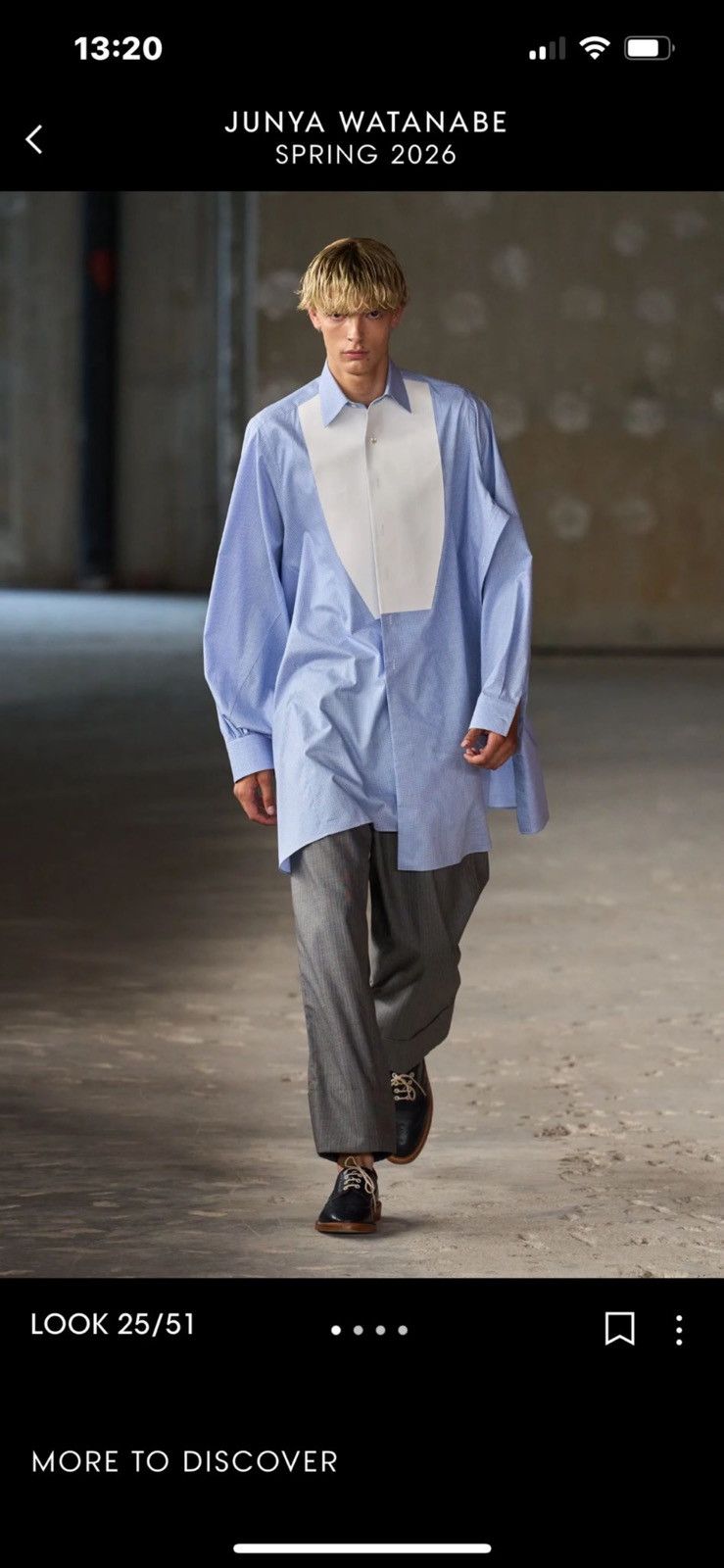 Junya Watanabe Junya Watanabe SS26 Unstructured Shirt - Show Item Size US XL / EU 56 / 4 - 1 Thumbnail