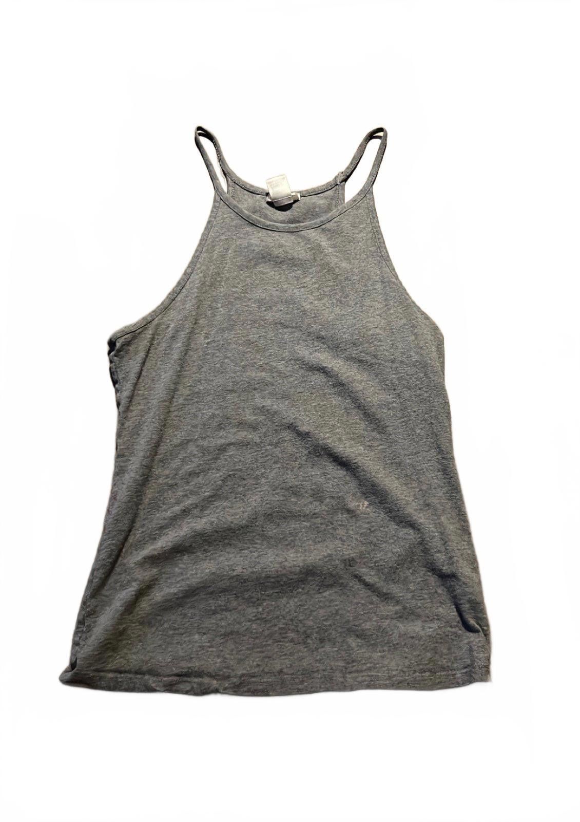 Designer Bozzolo Women's Gray and Black Racerback Tank Tops Size M / US 6-8 / IT 42-44 - 1 Thumbnail