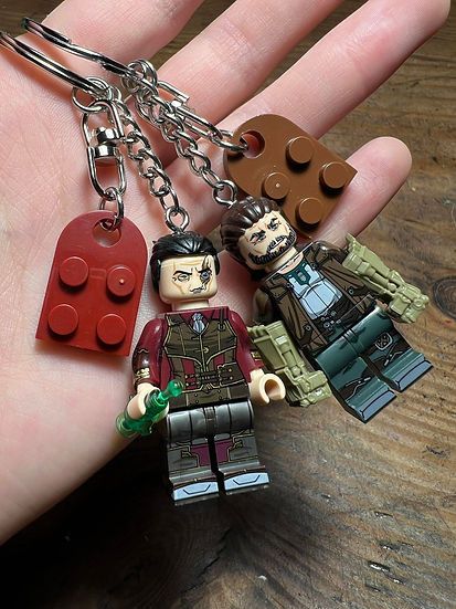 Cartoon Network × Handmade irritated studio arcane silco vander minifigure keychain Size ONE SIZE - 1 Thumbnail