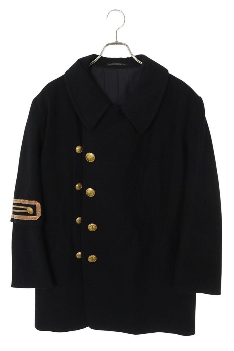 Yohji Yamamoto Yohji Yamamoto POUR HOMME // Gold Button Napoleon Coat Size US M / EU 48-50 / 2 - 1 Thumbnail