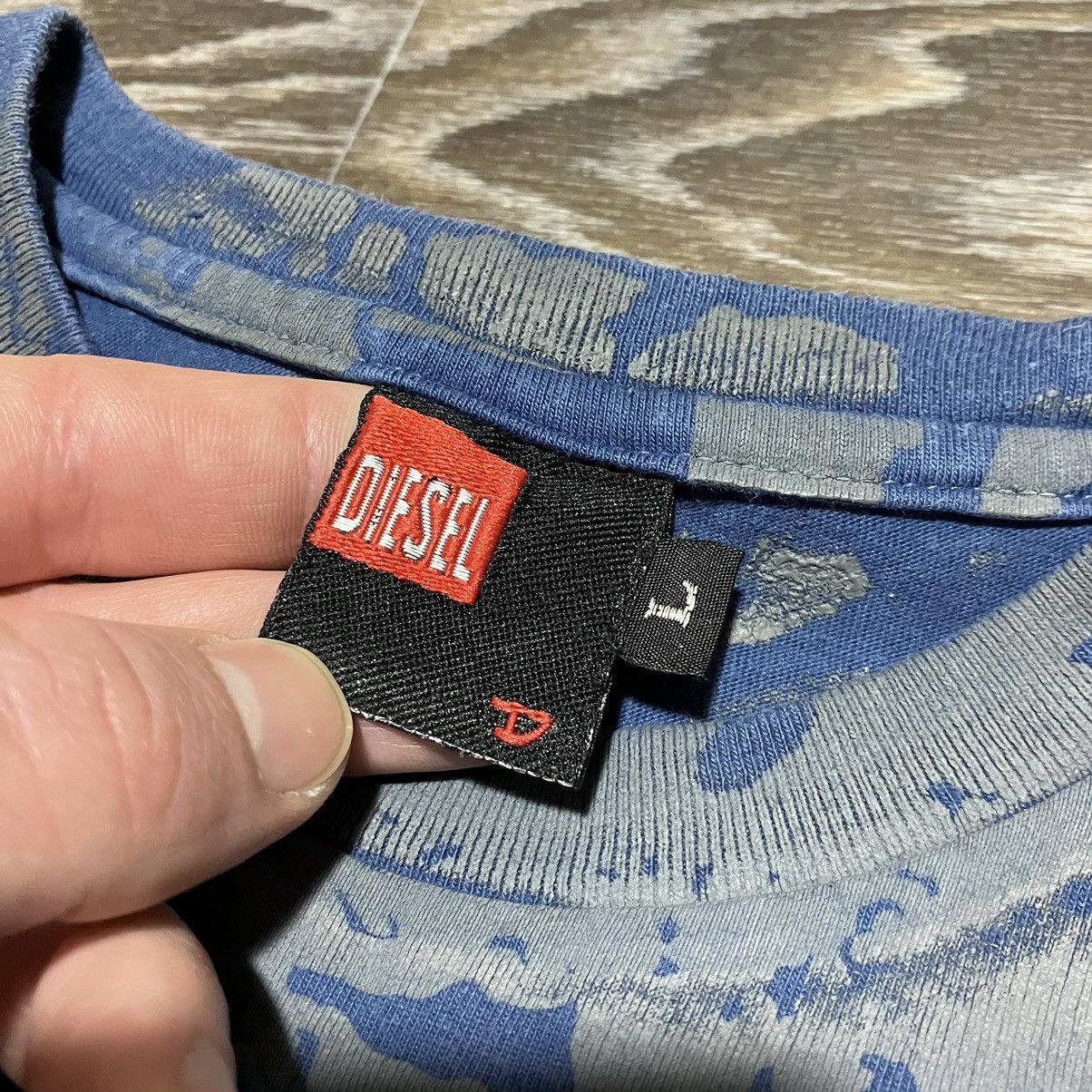 Diesel 90s Vintage DIESEL Center Logo Graphic T-shirt Size US L / EU 52-54 / 3 - 7 Thumbnail