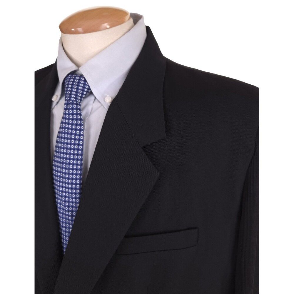 BOTTER Botter Wool Tricot Sleeve Blazer 50 40 M Mens Black Avant Size 40R - 4 Thumbnail