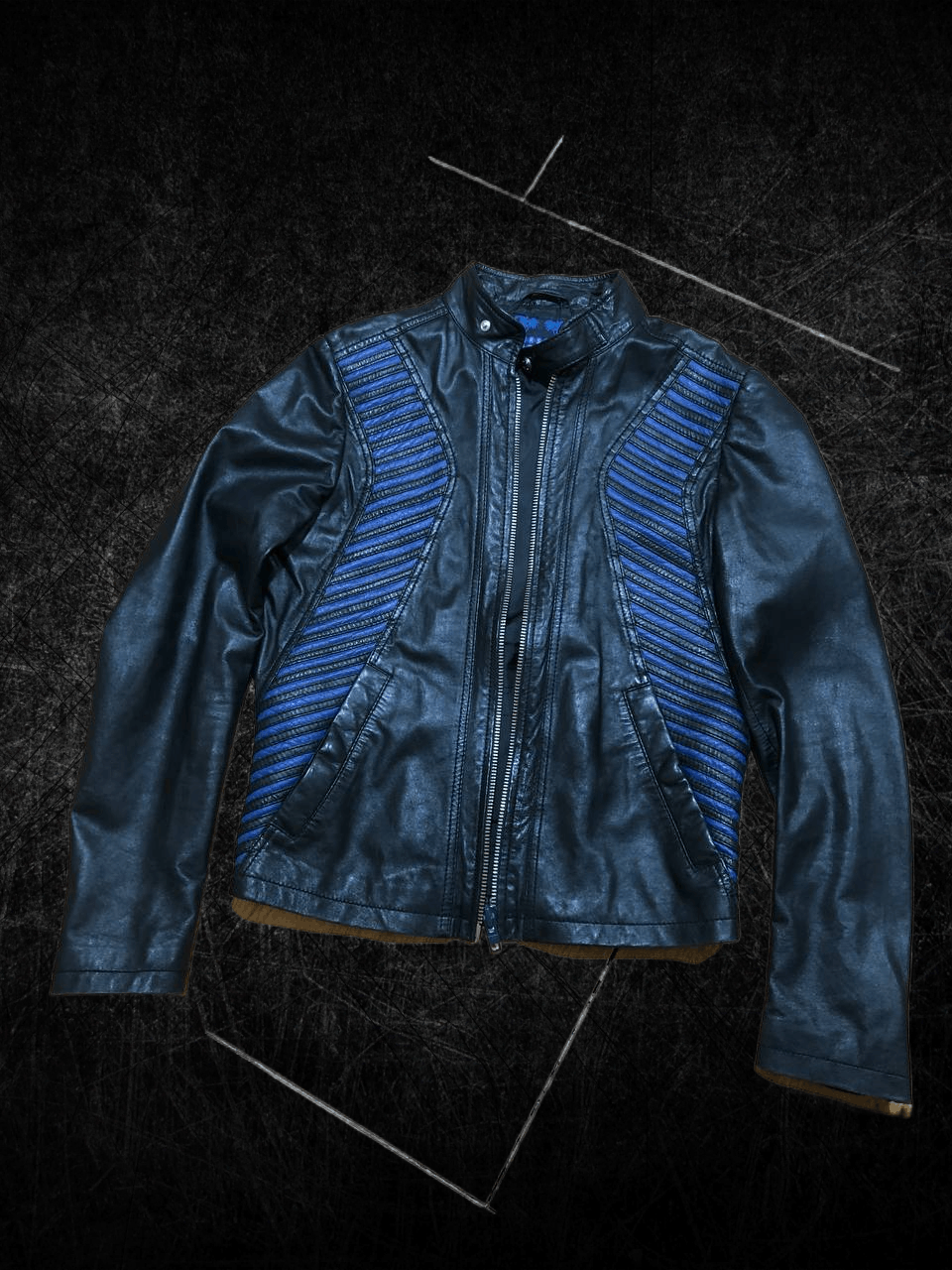 Versace Jeans Couture Versace Jeans Couture Black Leather Moto Jacket Size XL / US 12-14 / IT 48-50 - 1 Thumbnail