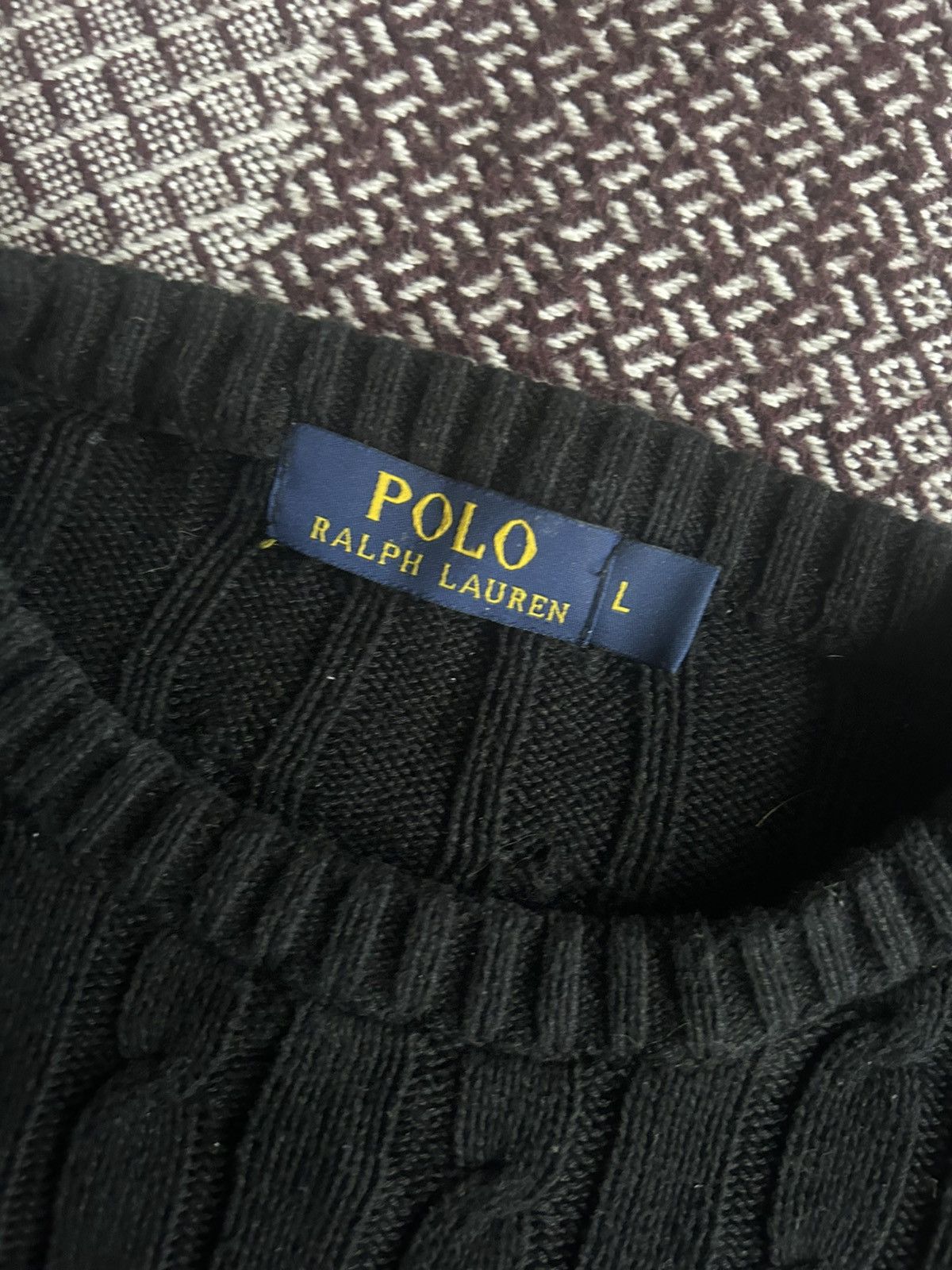 Polo Ralph Lauren Polo Ralph Lauren Sweater Mens Solid Style Black Size Large Size US L / EU 52-54 / 3 - 5 Thumbnail