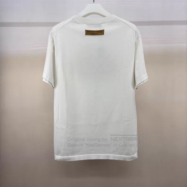 Louis Vuitton Louis Vuitton Flame Football Logo Knit Short Sleeve Size US L / EU 52-54 / 3 - 2 Thumbnail