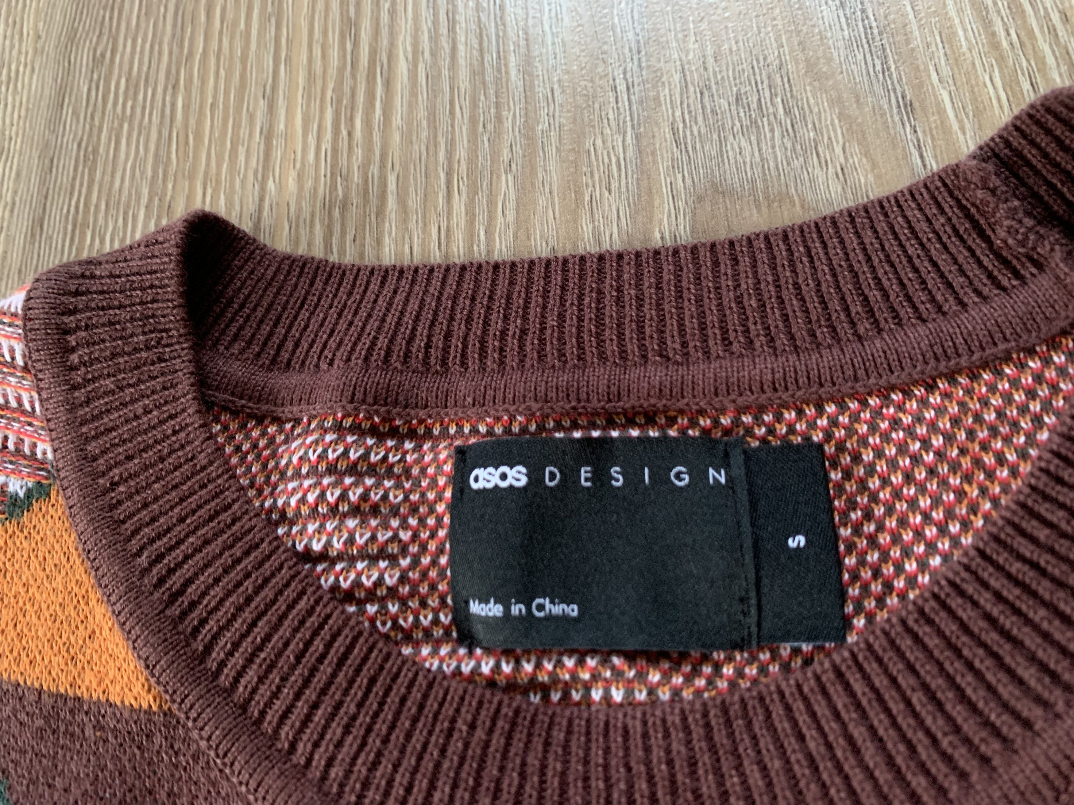 Asos ASOS Multicolor Number Printed Sweater Size US S / EU 44-46 / 1 - 6 Thumbnail