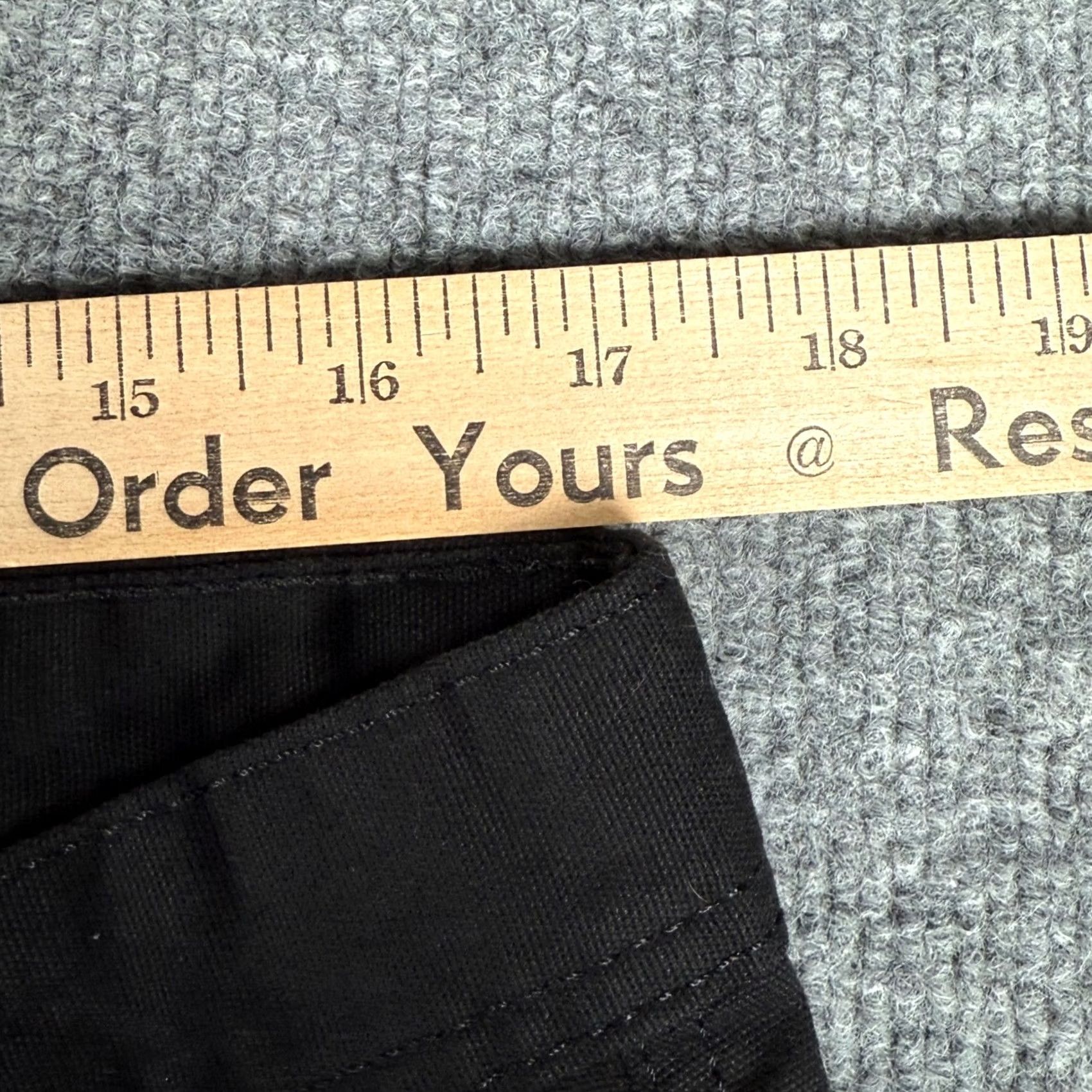 Eddie Bauer Eddie Bauer Canvas Utility Pants Black 32x29 Regular Mens Chino Stretch Workwear Canvas Pants Size US 32 / EU 48 - 4 Thumbnail