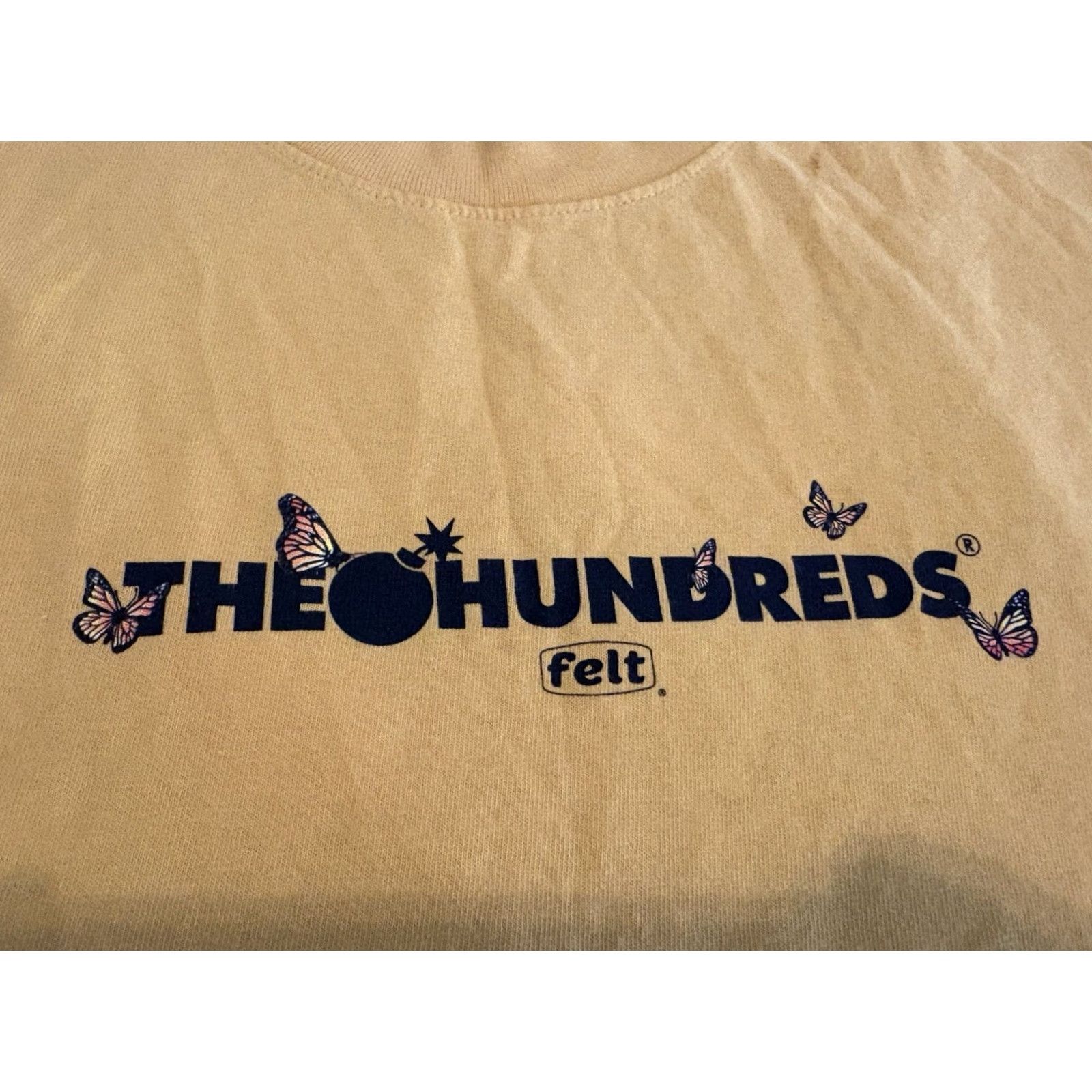 The Hundreds The Hundreds x Felt Yellow Bomb Tee Shirt Large Size US L / EU 52-54 / 3 - 4 Thumbnail