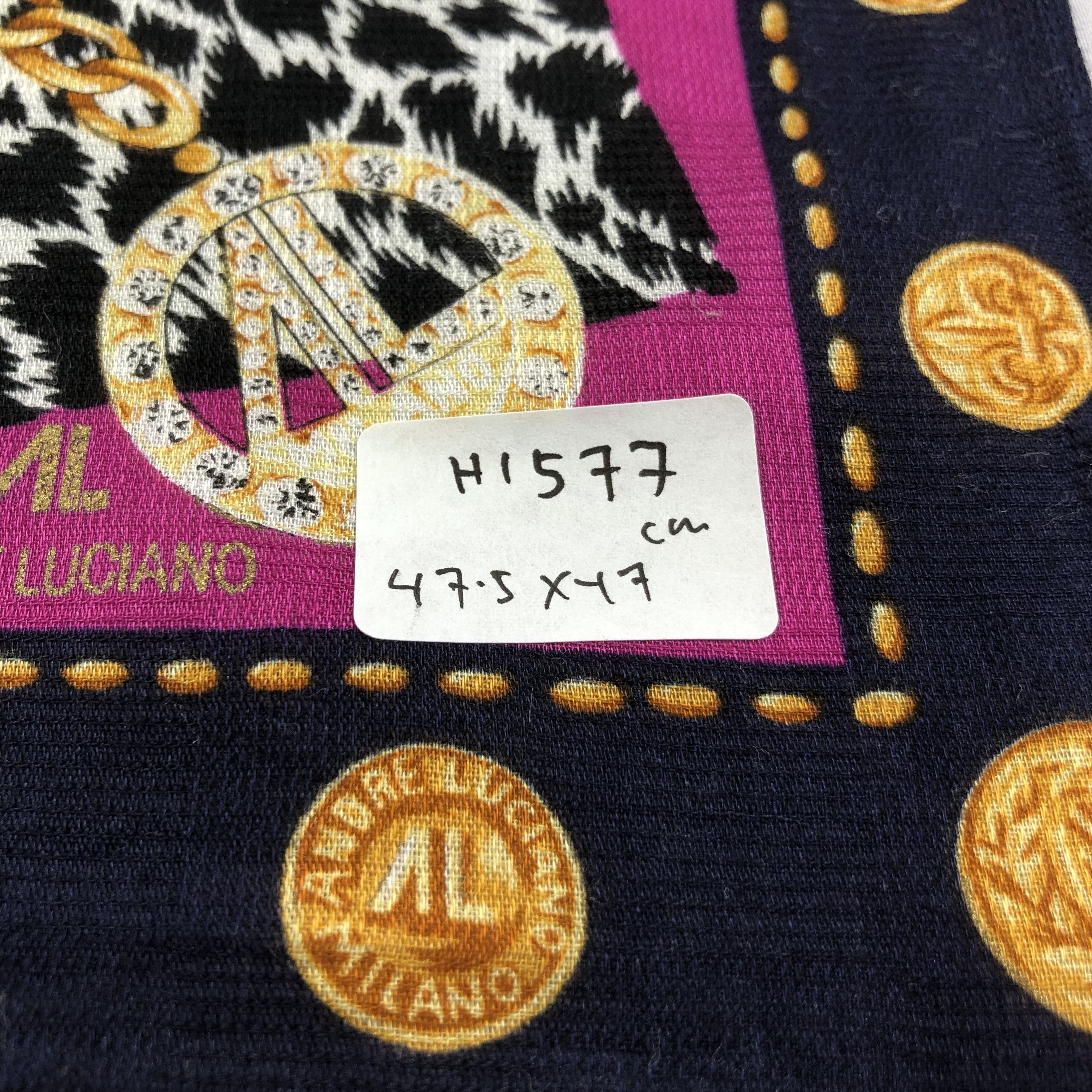 Andreluciano × Vintage Andre Luciano Handkerchief Neckerchief Bandana H1577 Size ONE SIZE - 5 Thumbnail