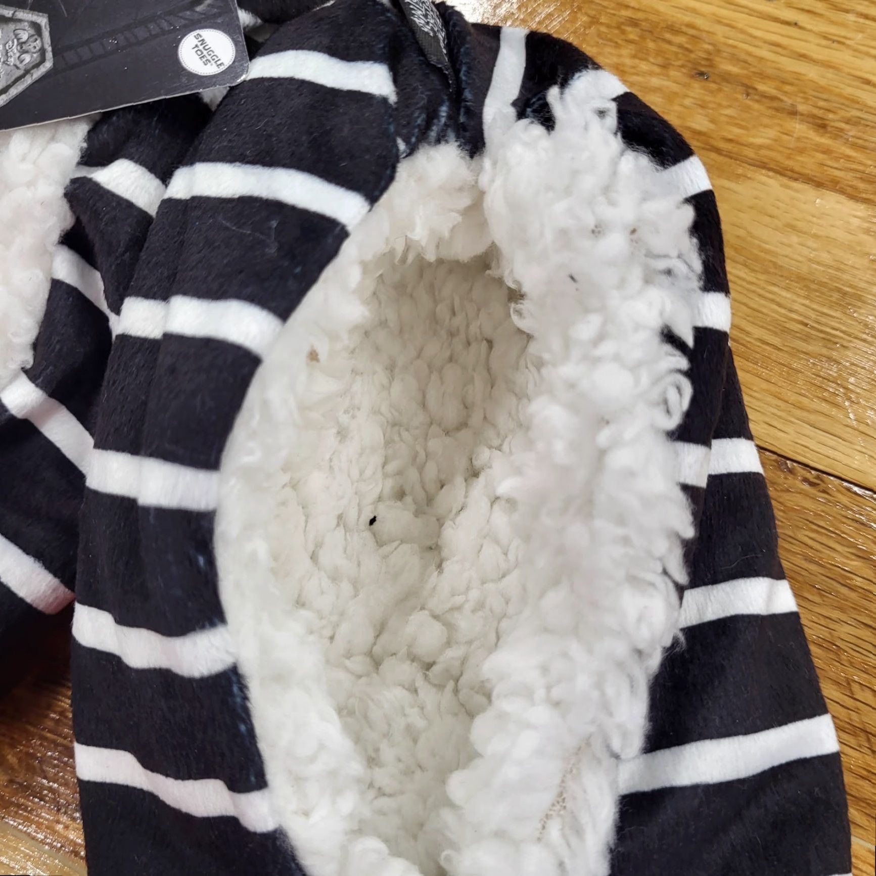 Disney VINTAGE? No — NWT Women's The Nightmare Before Christmas Fleece Slipper Socks w/Grippers S/M Disney Slipper Socks Men? Size S / US 4 / IT 40 - 4 Thumbnail