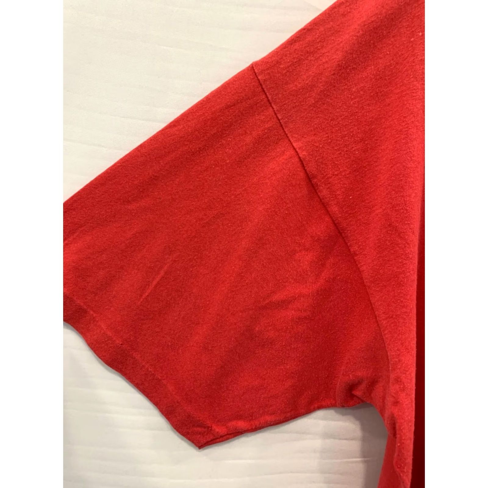 Levi's VINTAGE Levi's Photo T-Shirt 90s XL Red Made in Italy Mens Short Sleeve Graphic Tee Size US XL / EU 56 / 4 - 7 Thumbnail