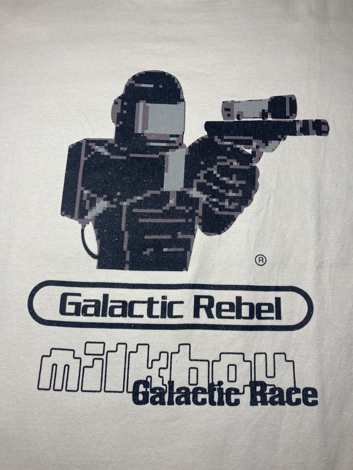 Japanese Brand 2002 Milkboy Galactic Rebel Race Video Game Soldier 90s Size US M / EU 48-50 / 2 - 4 Thumbnail