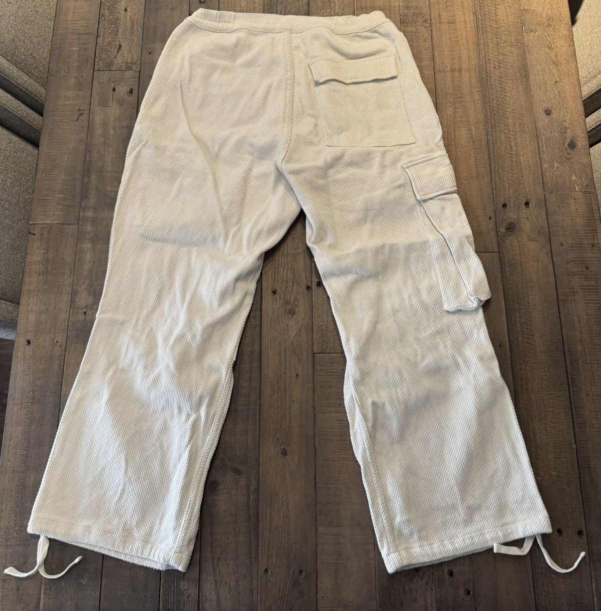 HIDDEN Hidden Sashiko Cargo Overpant (Natural) Size US 30 / EU 46 - 4 Thumbnail