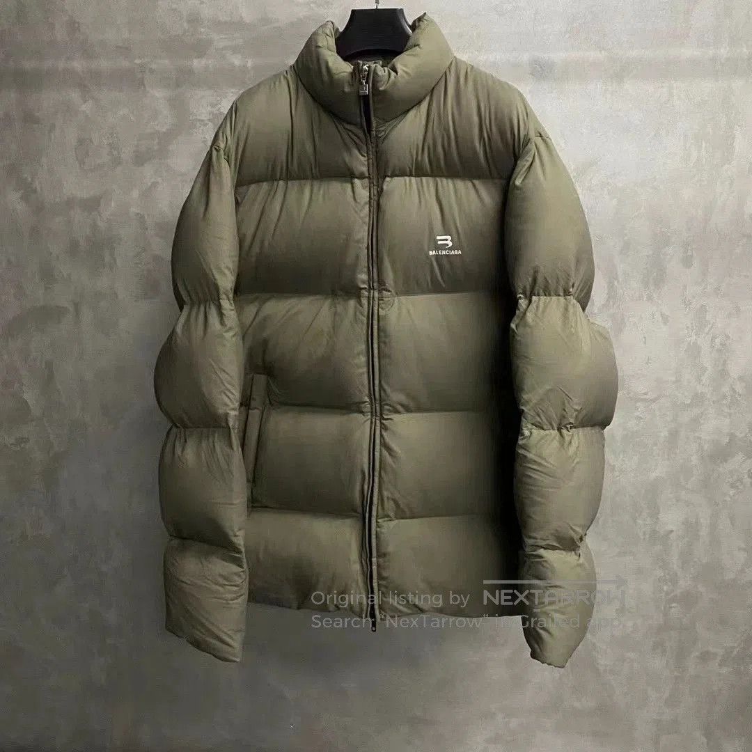 Balenciaga Balenciaga 2023 Brown Double Hook Logo Down Jacket. Size US XS / EU 42 / 0 - 1 Thumbnail
