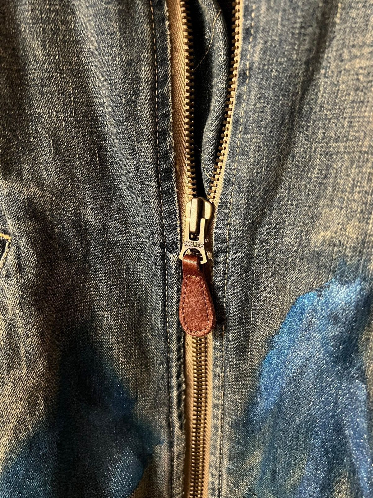 Denim & Supply Ralph Lauren × Polo Ralph Lauren × Vintage DENIM & SUPPLY RALPH LAUREN Denim Bomber jacket ma1 painted Size US M / EU 48-50 / 2 - 6 Thumbnail