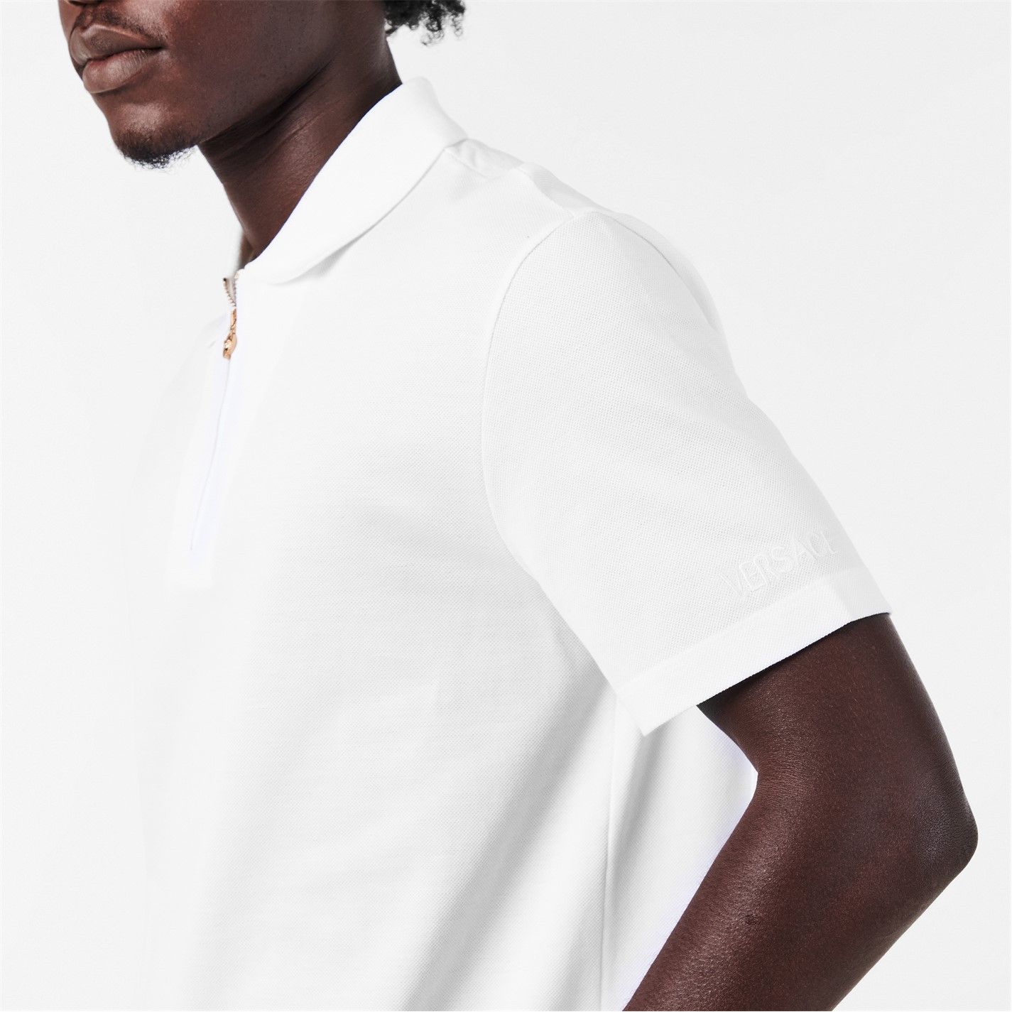 Versace o1g2r1mq0526 Short Sleeve Polo Shirt in White Size US L / EU 52-54 / 3 - 5 Thumbnail