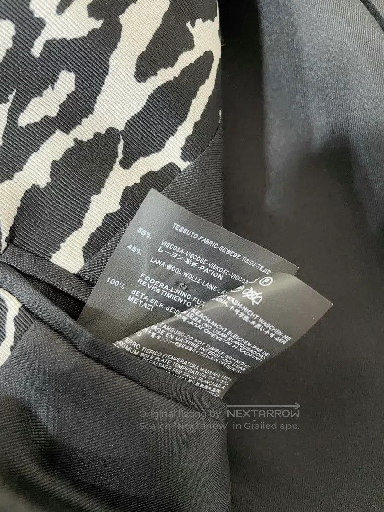 Saint Laurent Paris Saint Laurent Paris Black and White Leopard Print Jacket Size US M / EU 48-50 / 2 - 5 Thumbnail