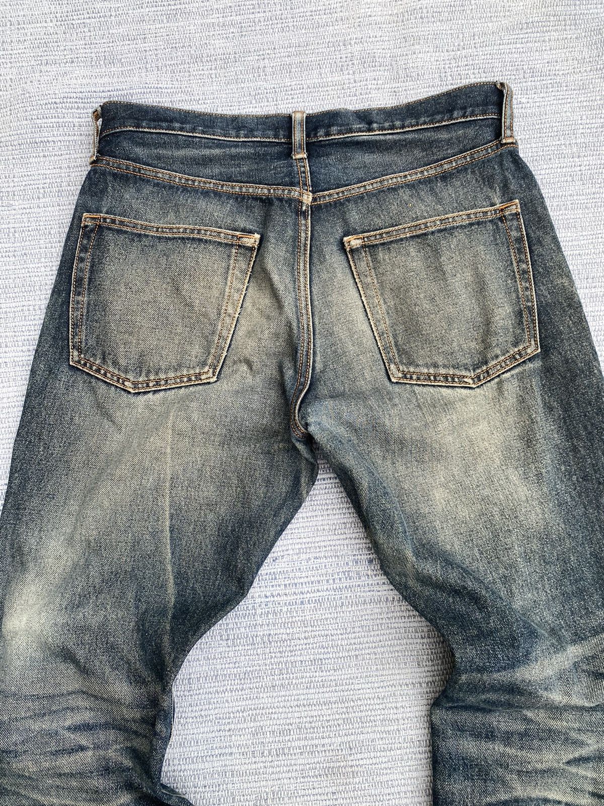 Japanese Brand GU jeans worned denim Size US 31 - 8 Thumbnail